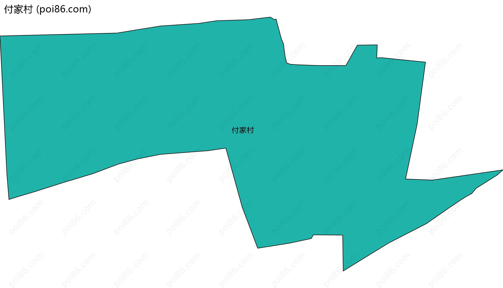 付家村边界地图