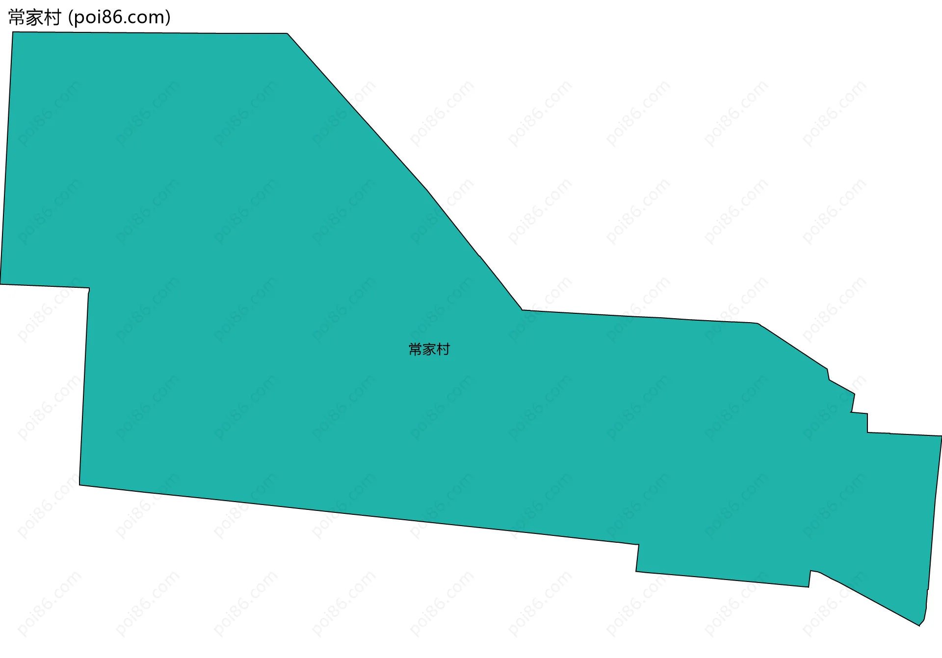 常家村边界地图