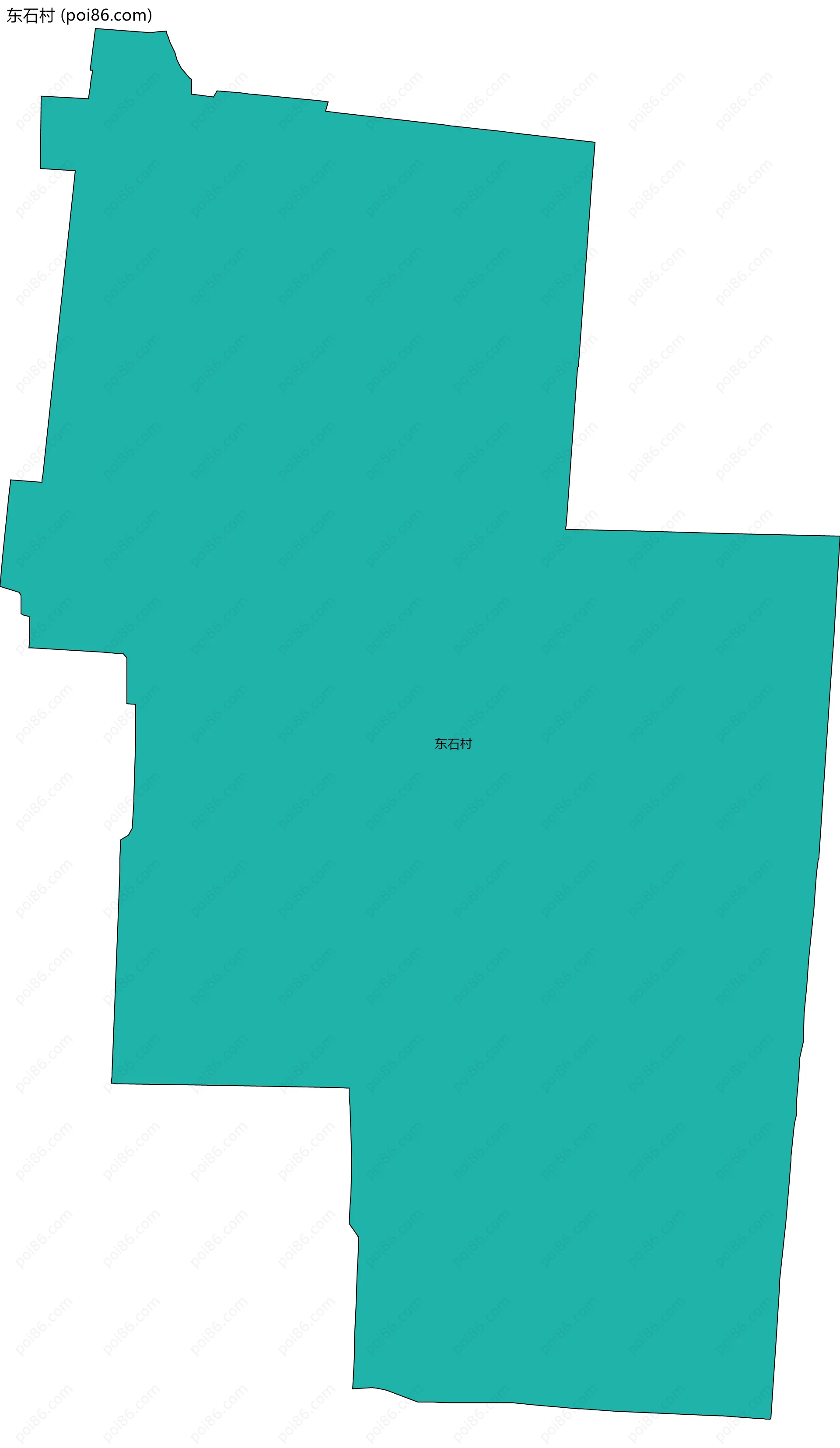 东石村边界地图