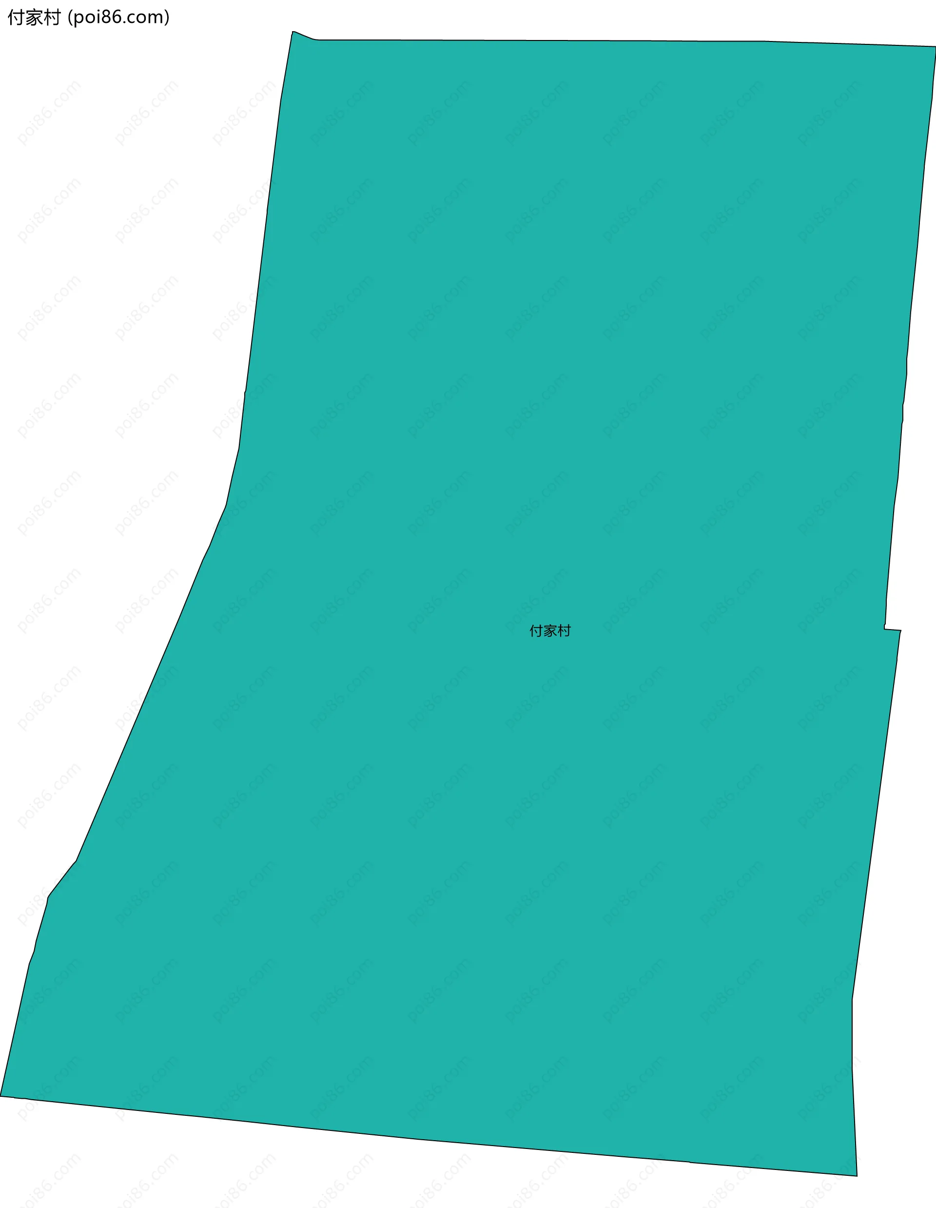 付家村边界地图