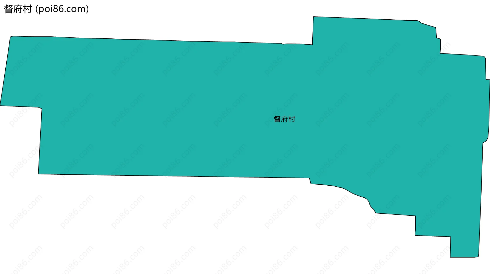 督府村边界地图