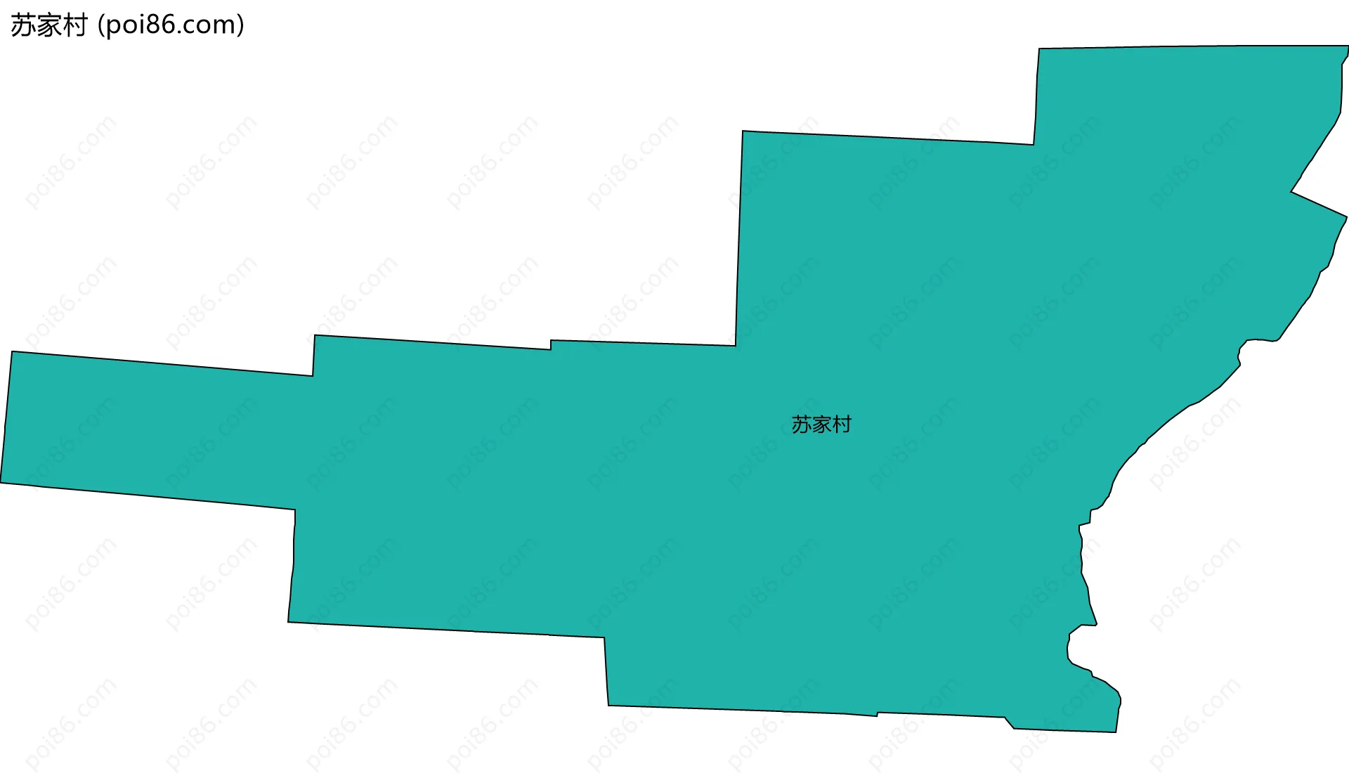 苏家村边界地图