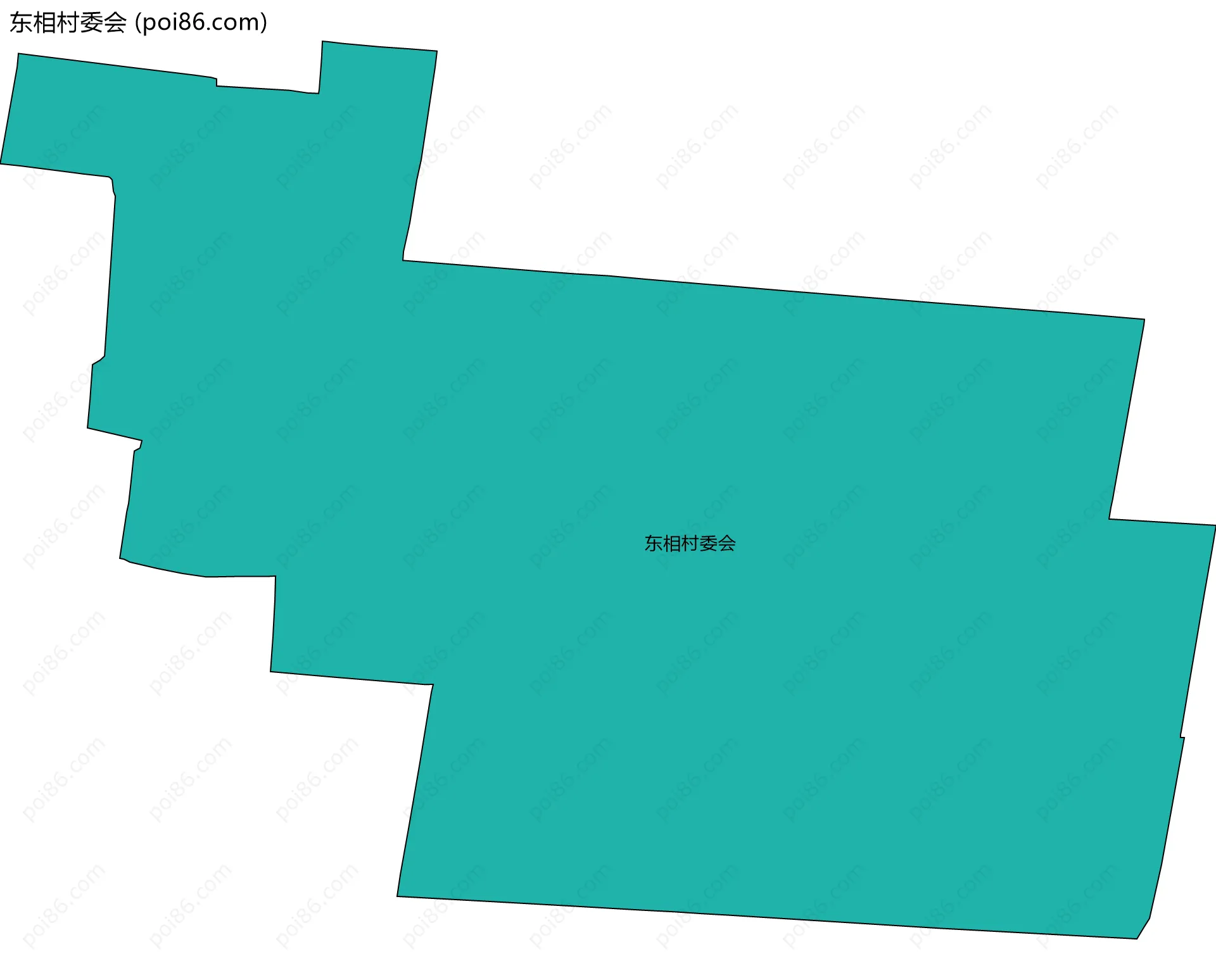 东相村委会边界地图