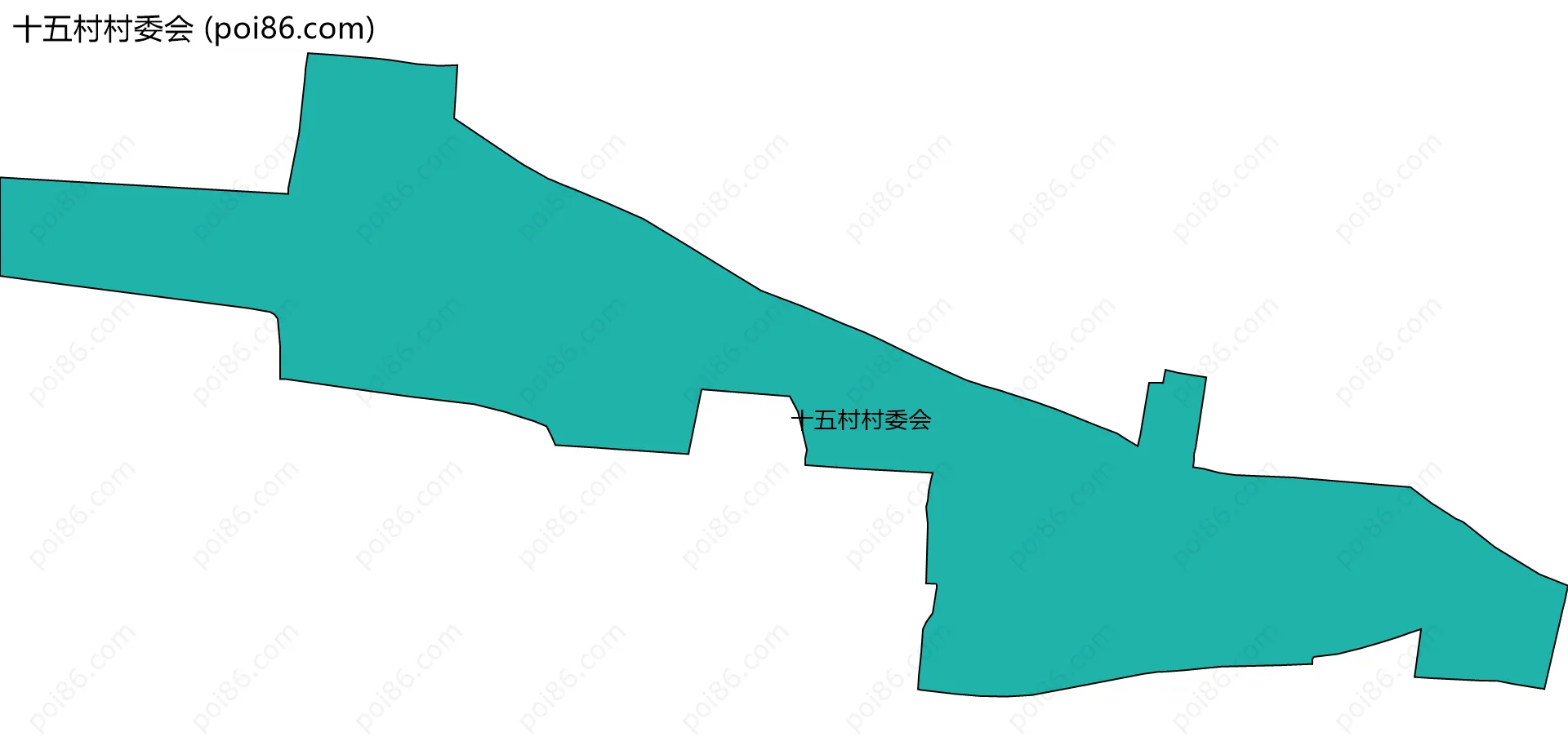 十五村村委会边界地图