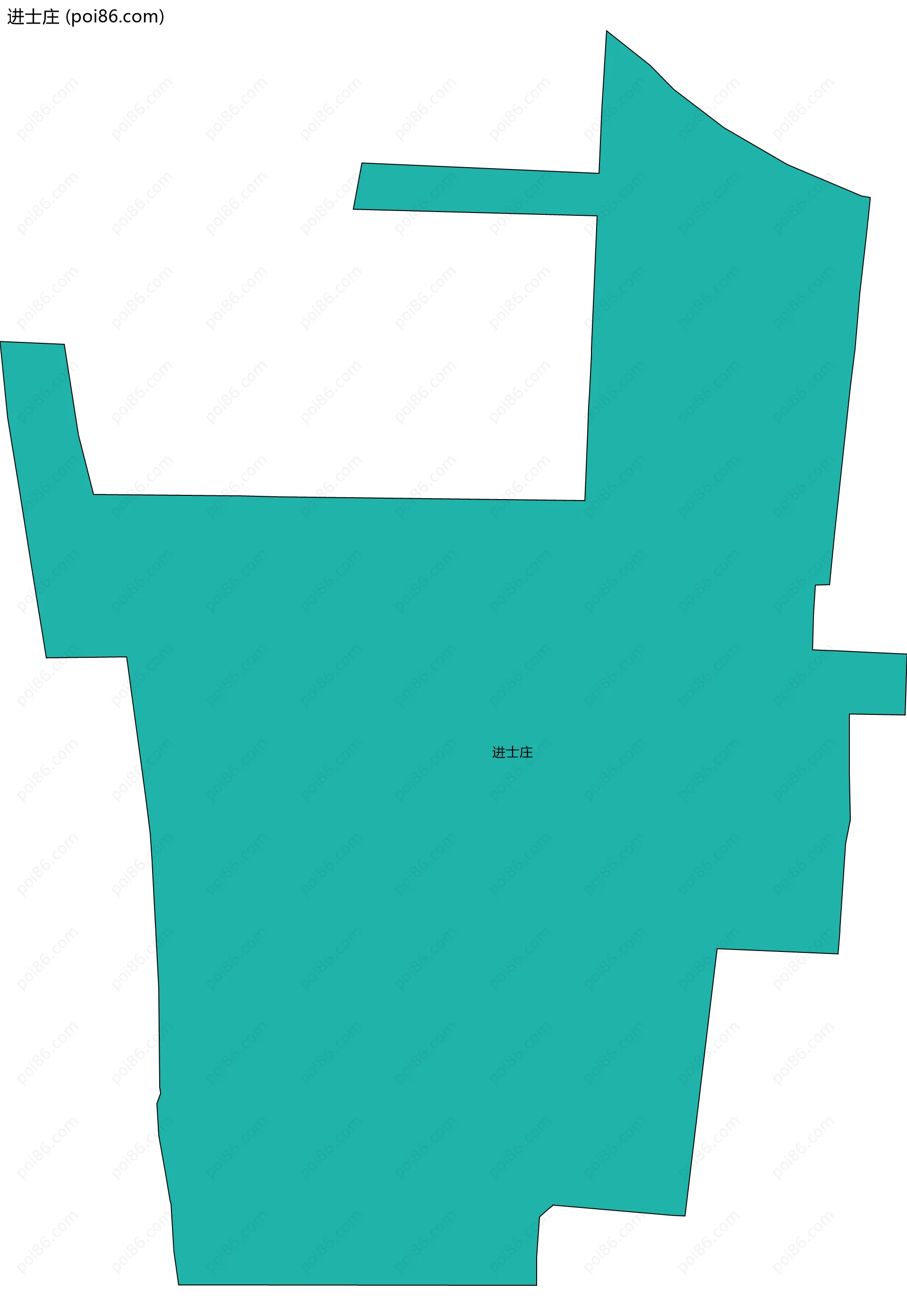 进士庄边界地图