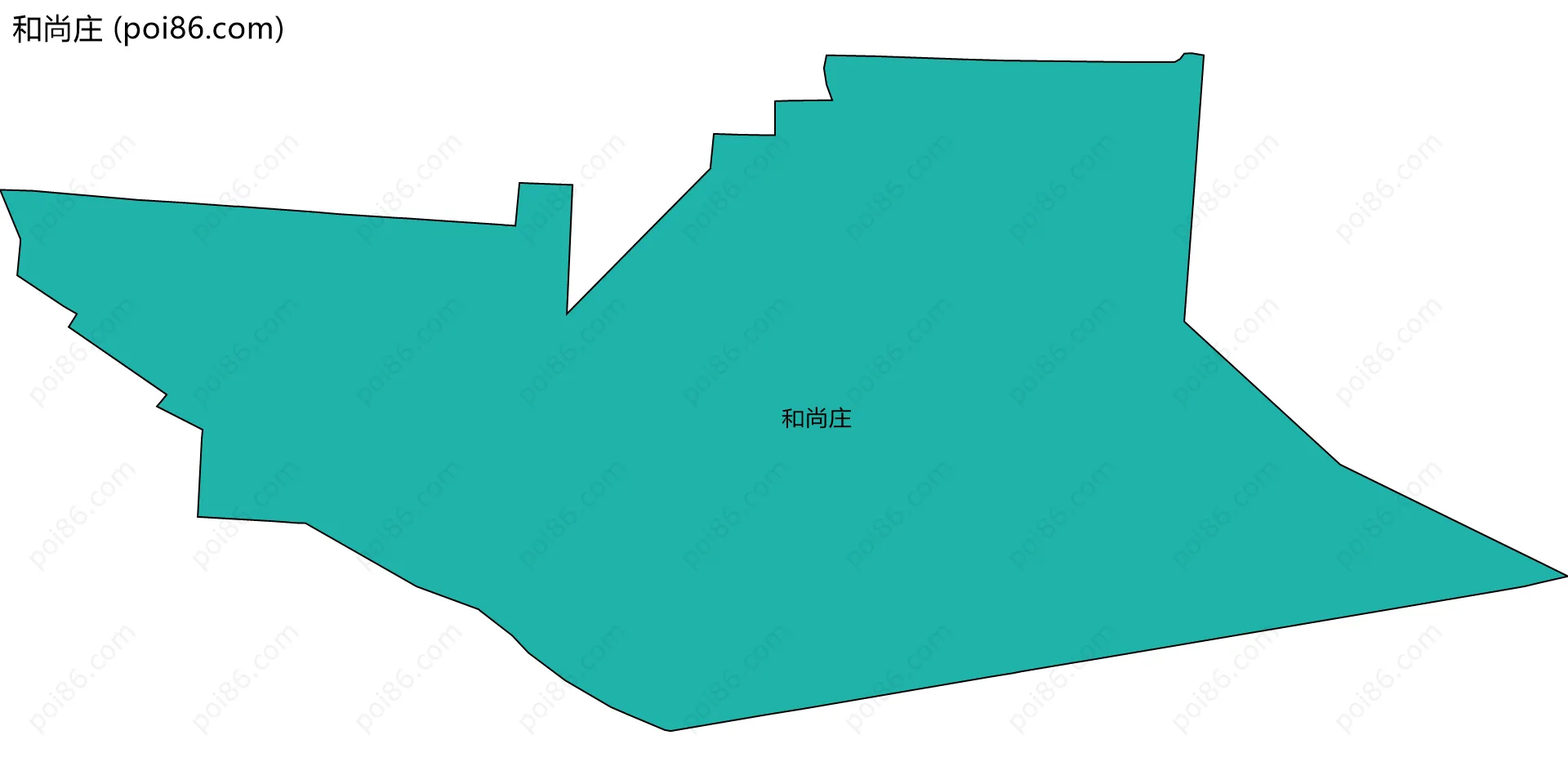 和尚庄边界地图