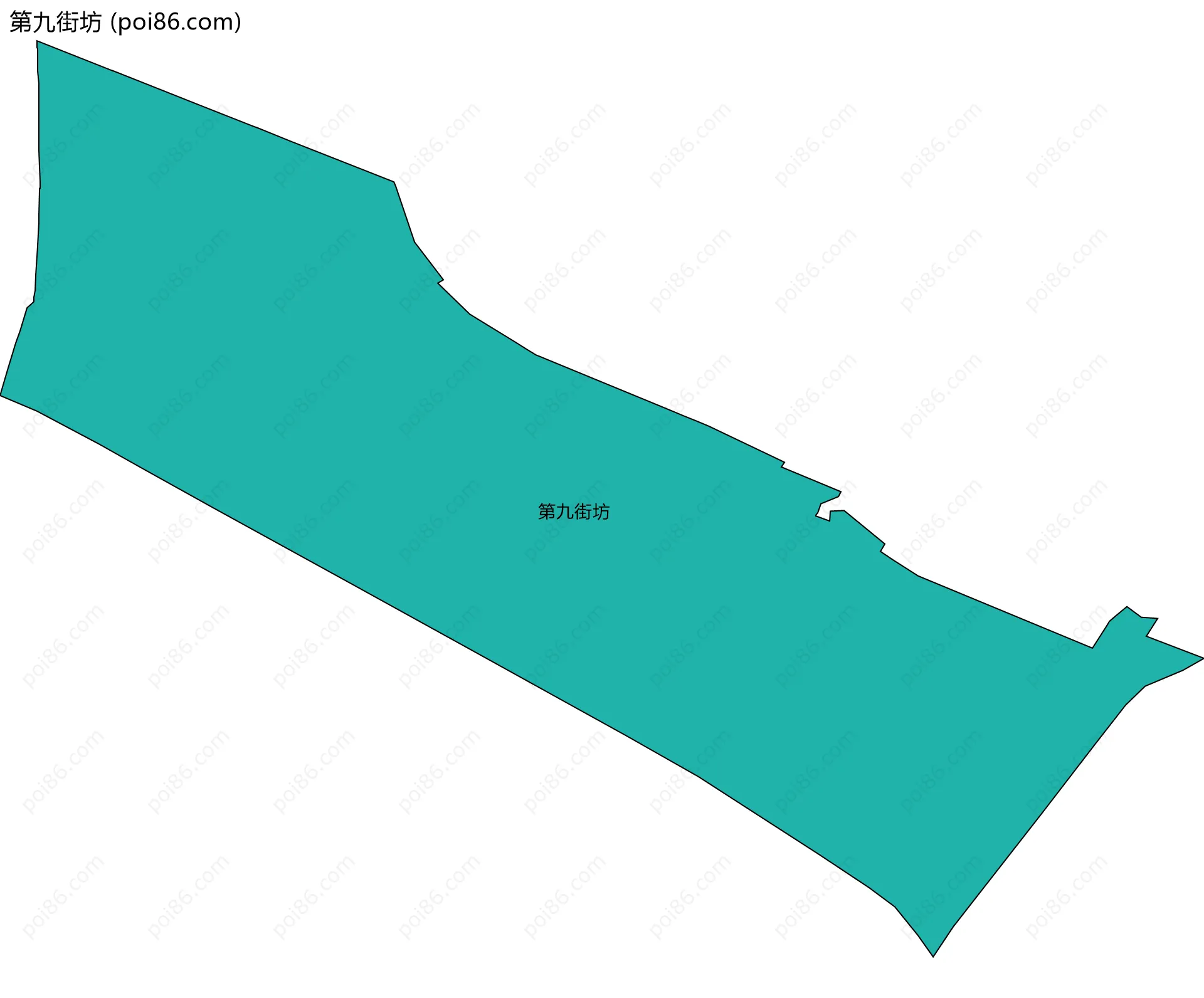 第九街坊边界地图