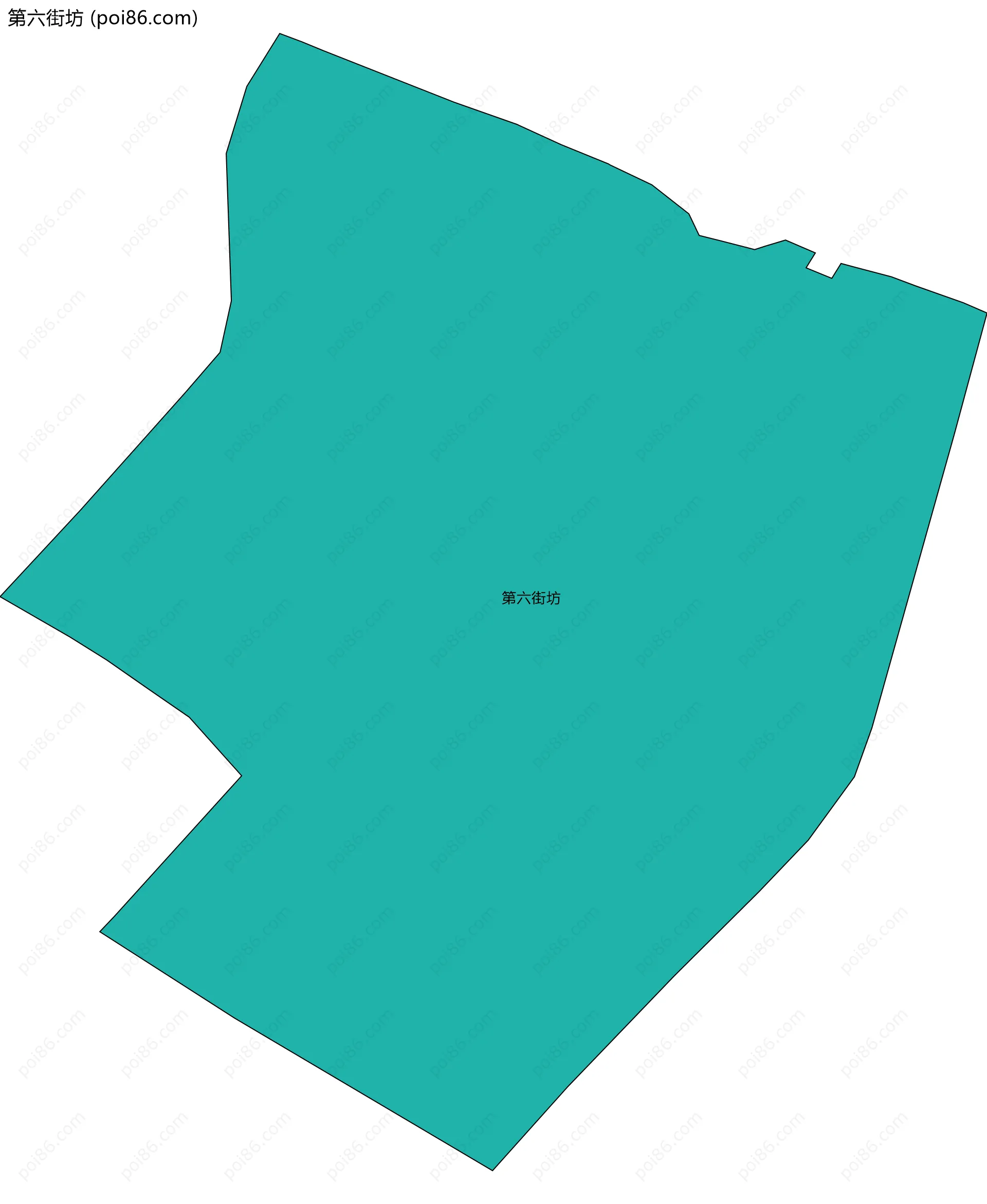第六街坊边界地图