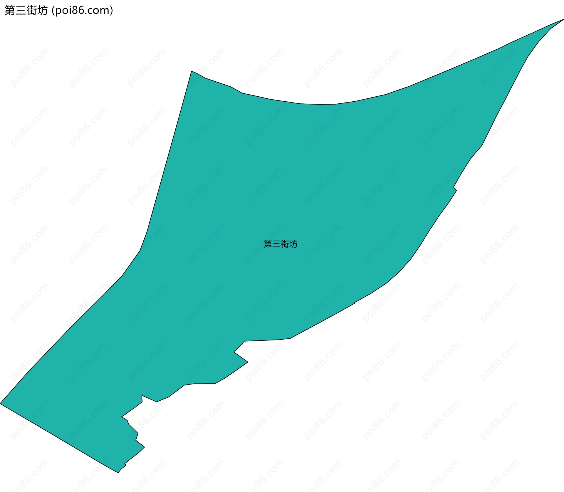 第三街坊边界地图