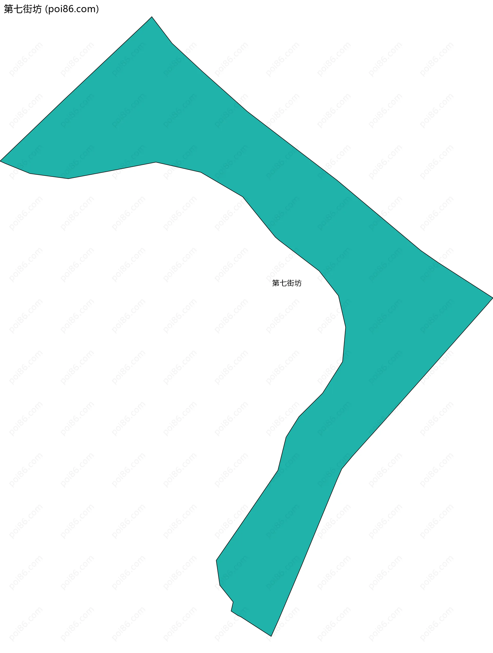 第七街坊边界地图