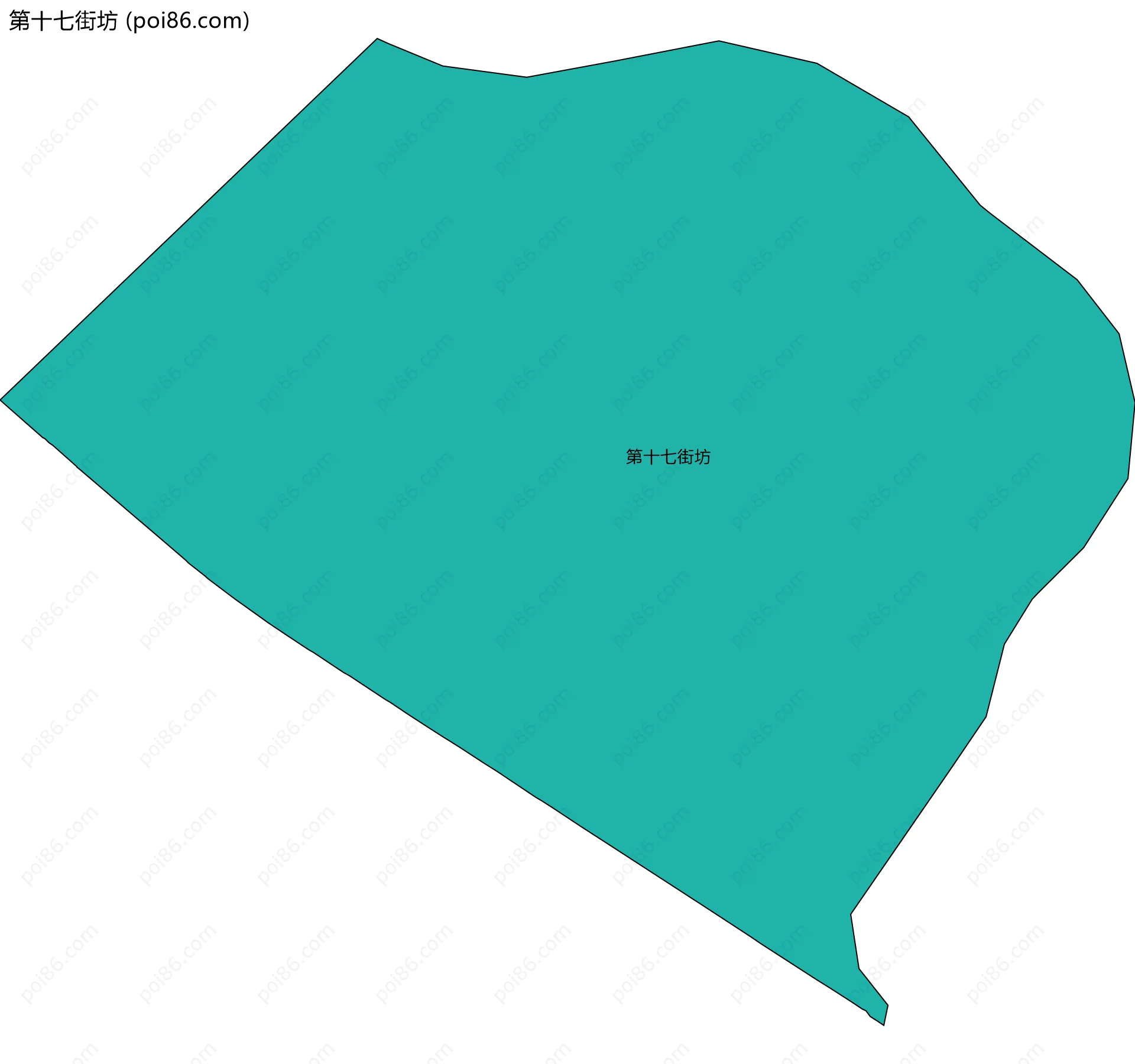 第十七街坊边界地图