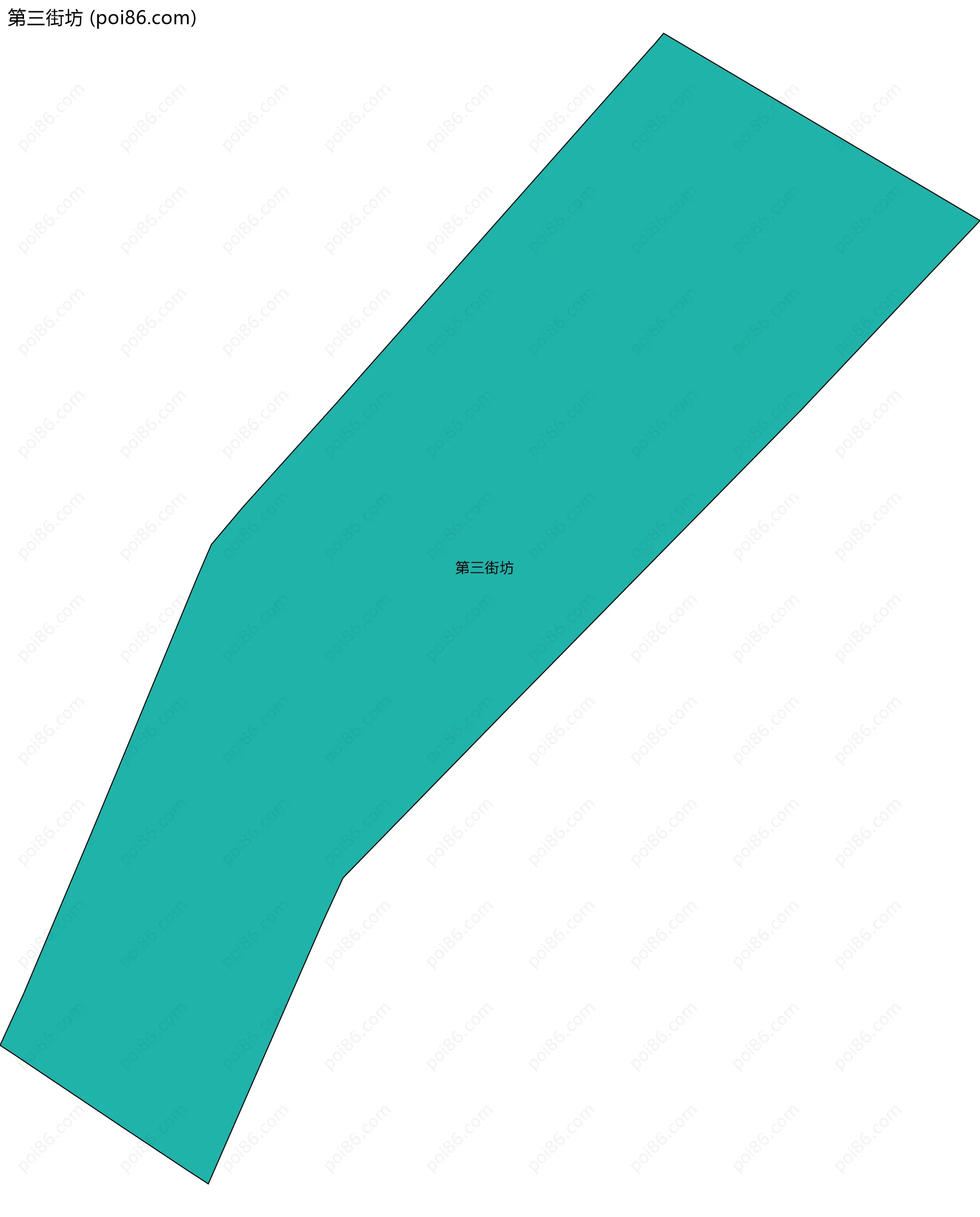 第三街坊边界地图