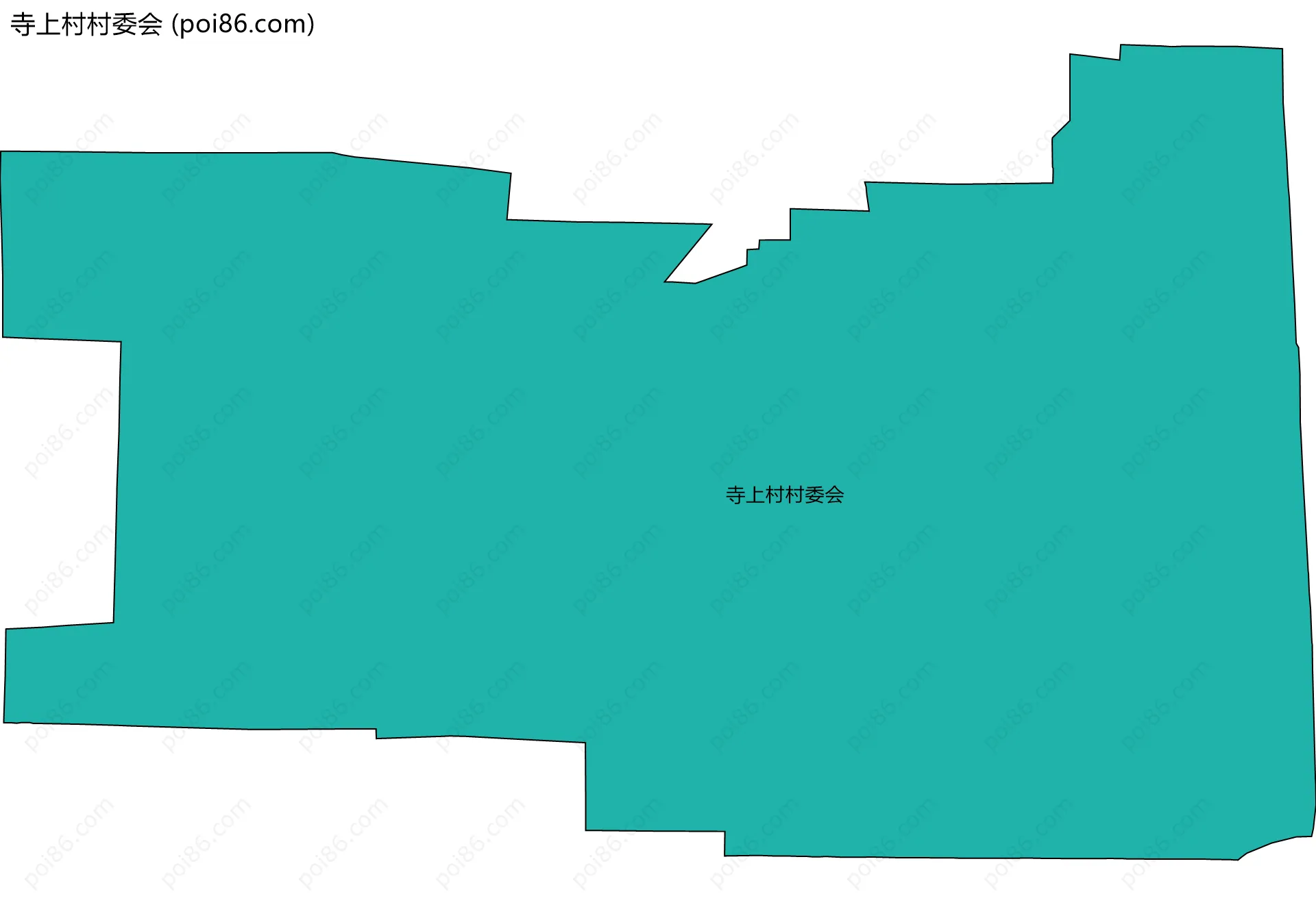 寺上村村委会边界地图