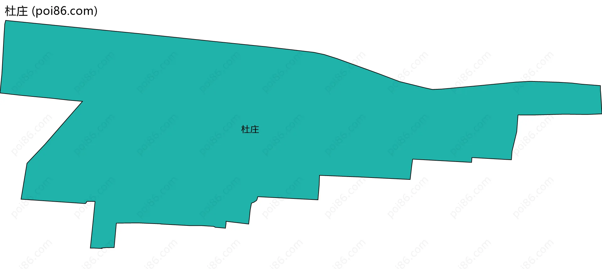 杜庄边界地图