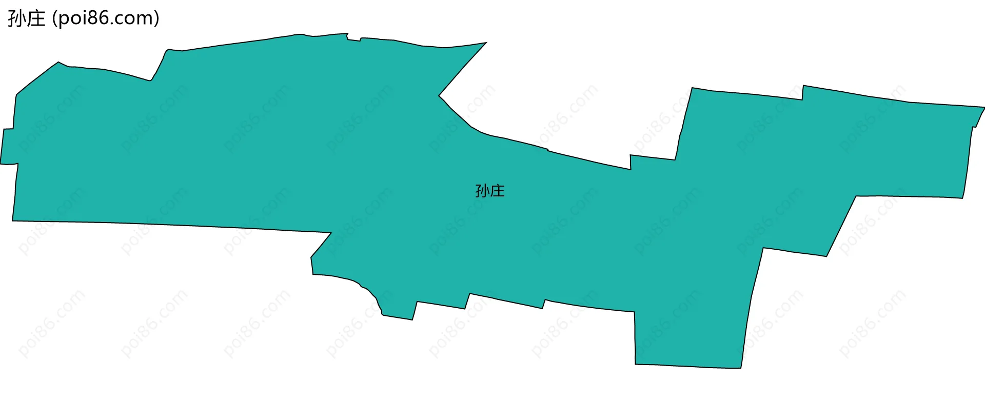 孙庄边界地图