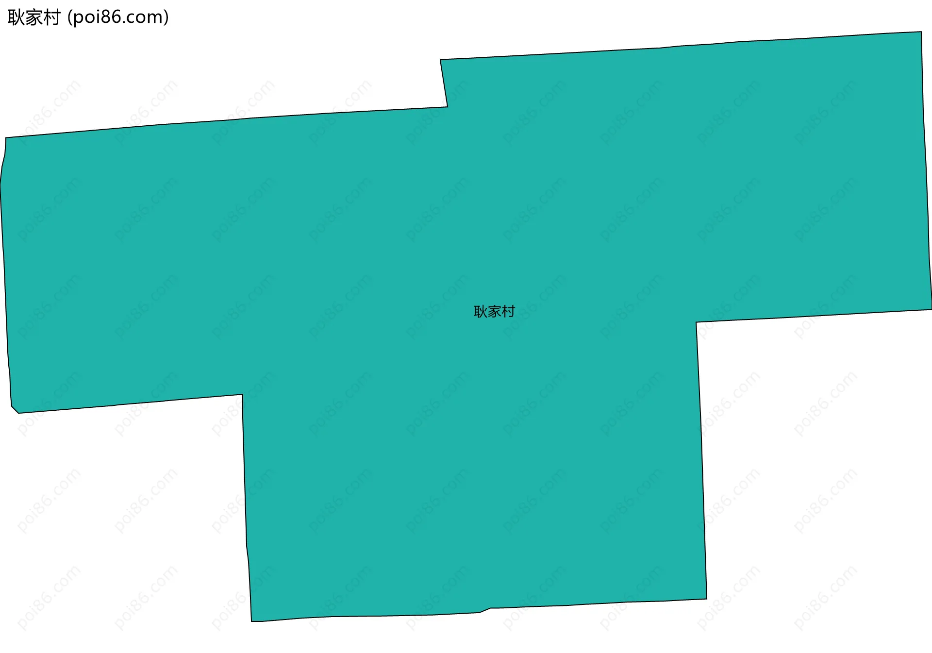 耿家村边界地图