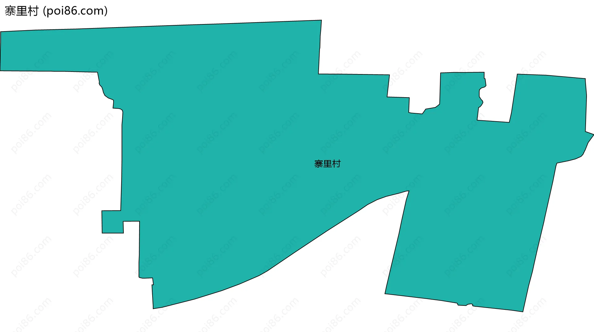 寨里村边界地图