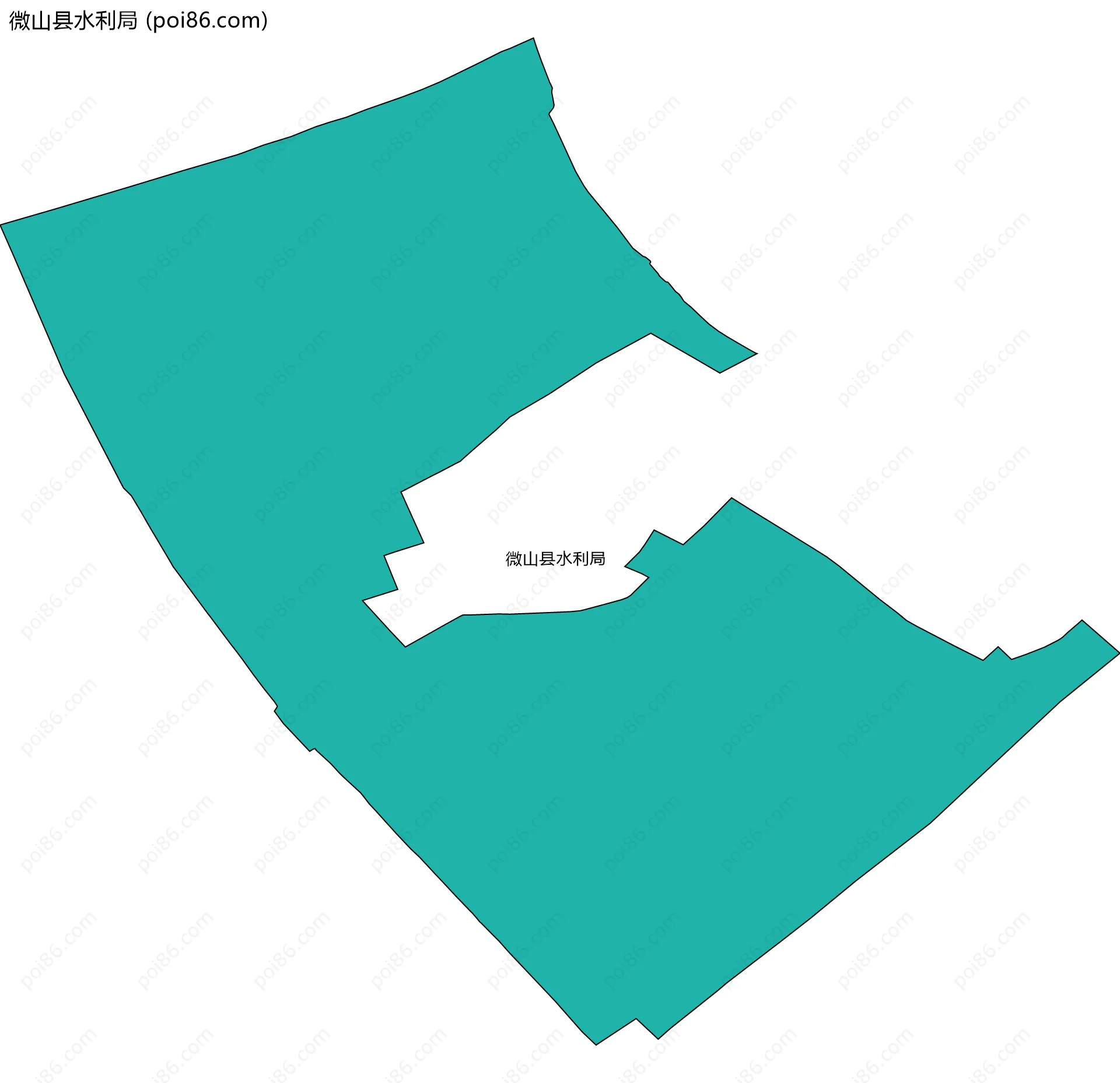 微山县水利局边界地图