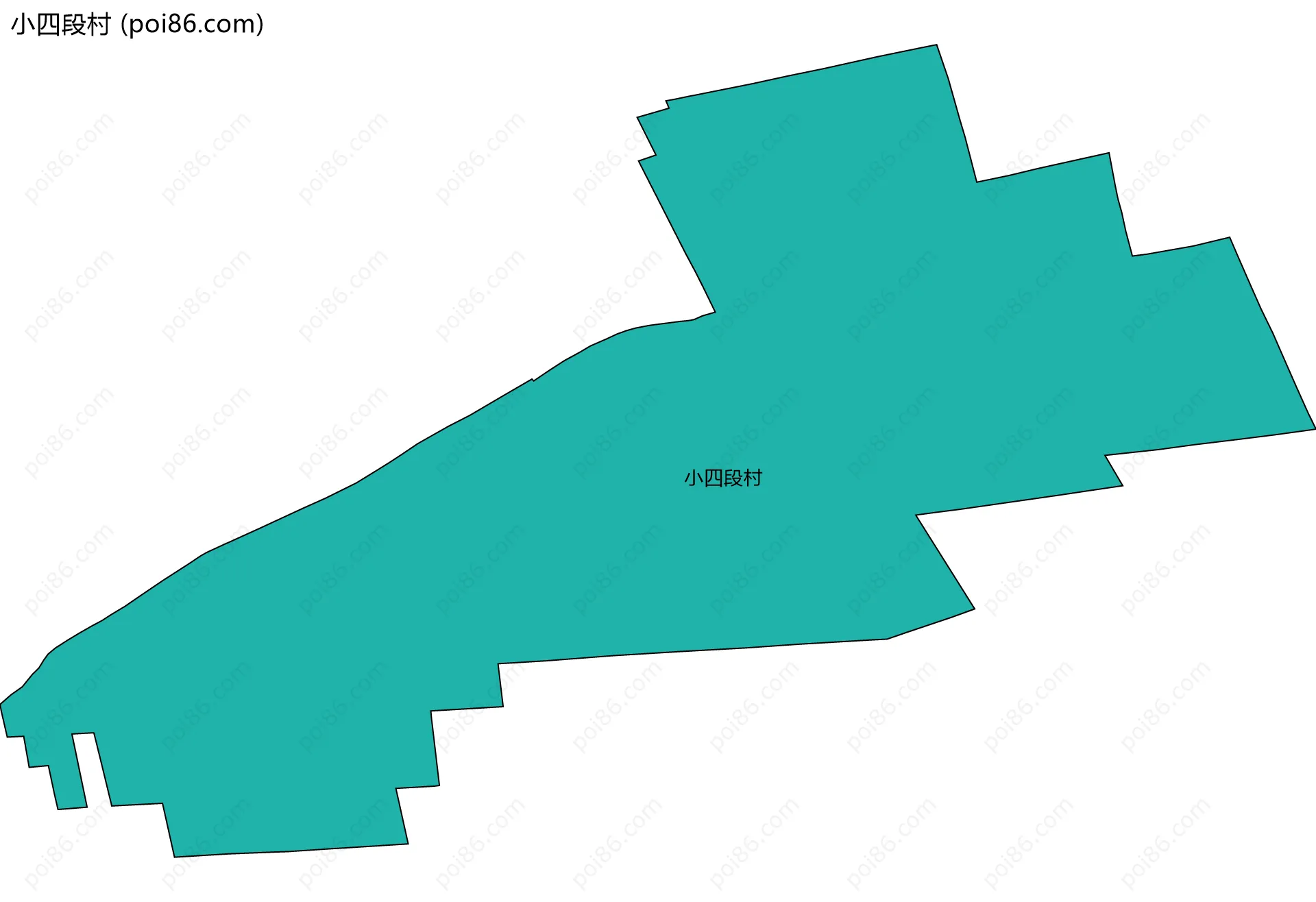 小四段村边界地图