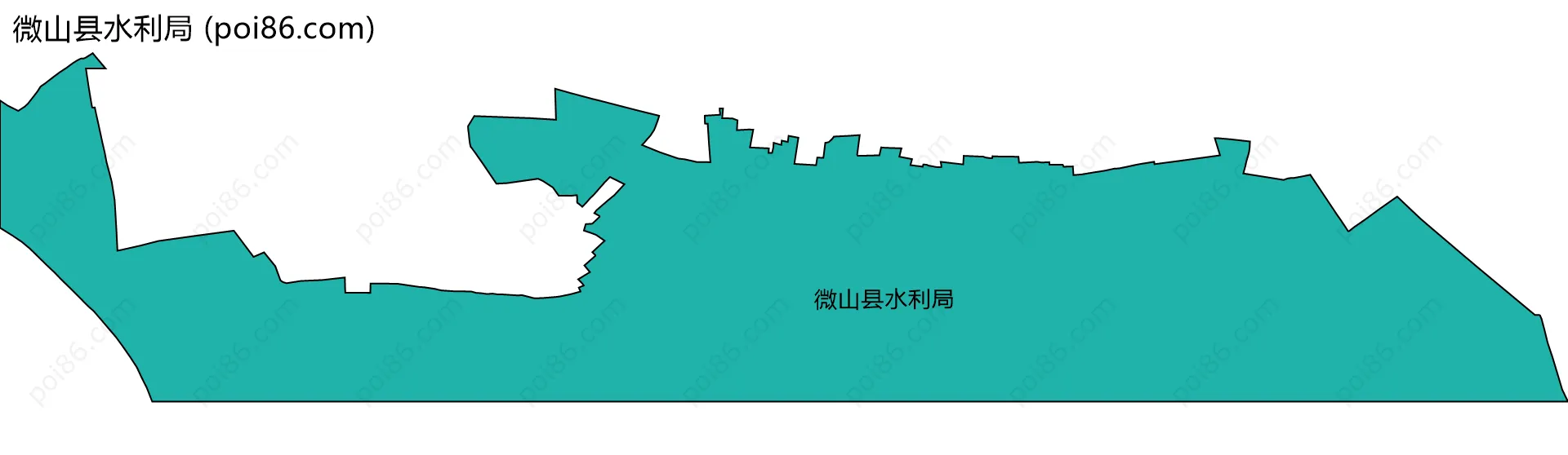 微山县水利局边界地图