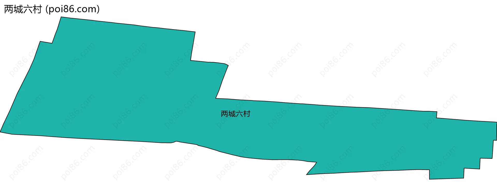 两城六村边界地图