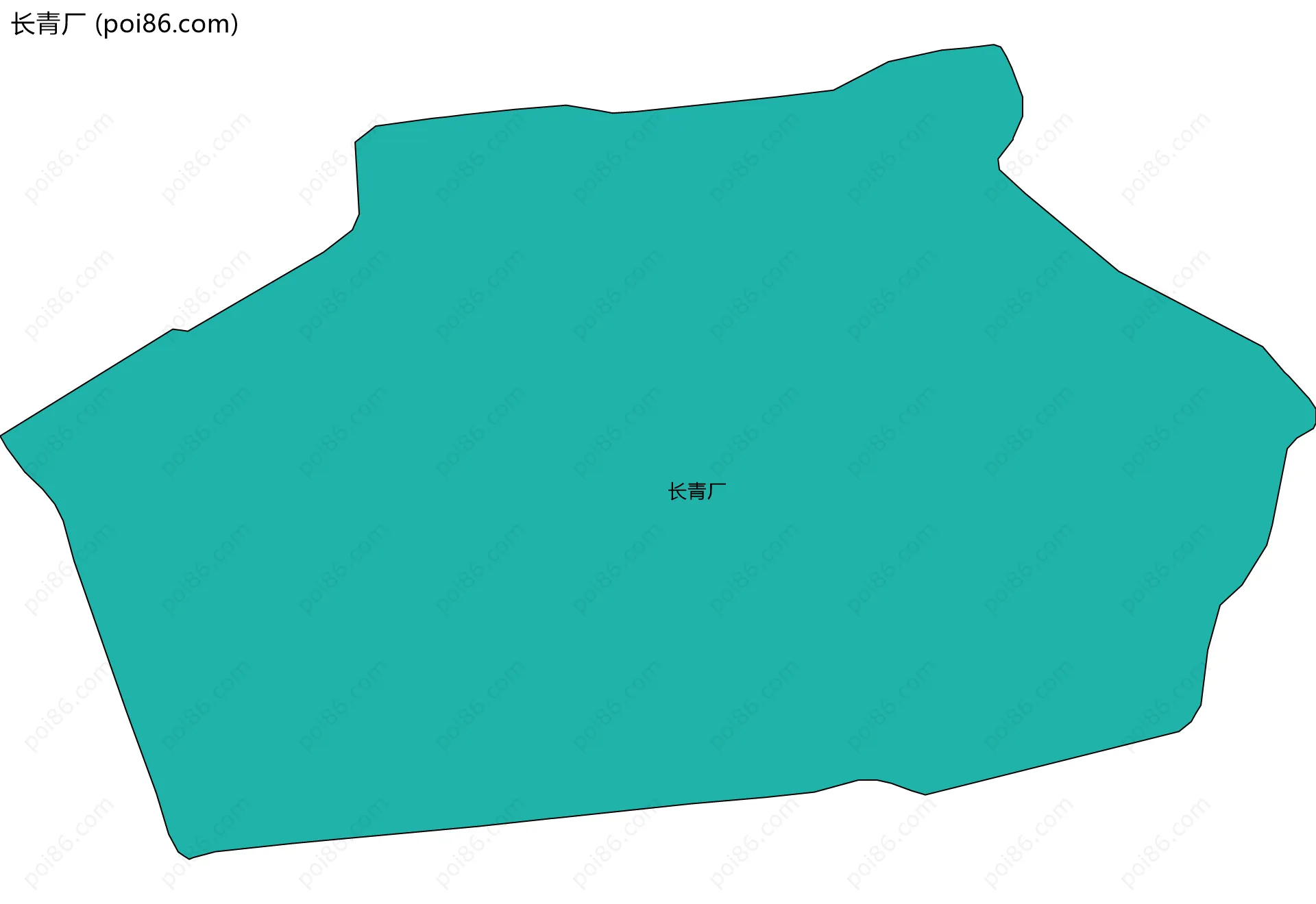 长青厂边界地图