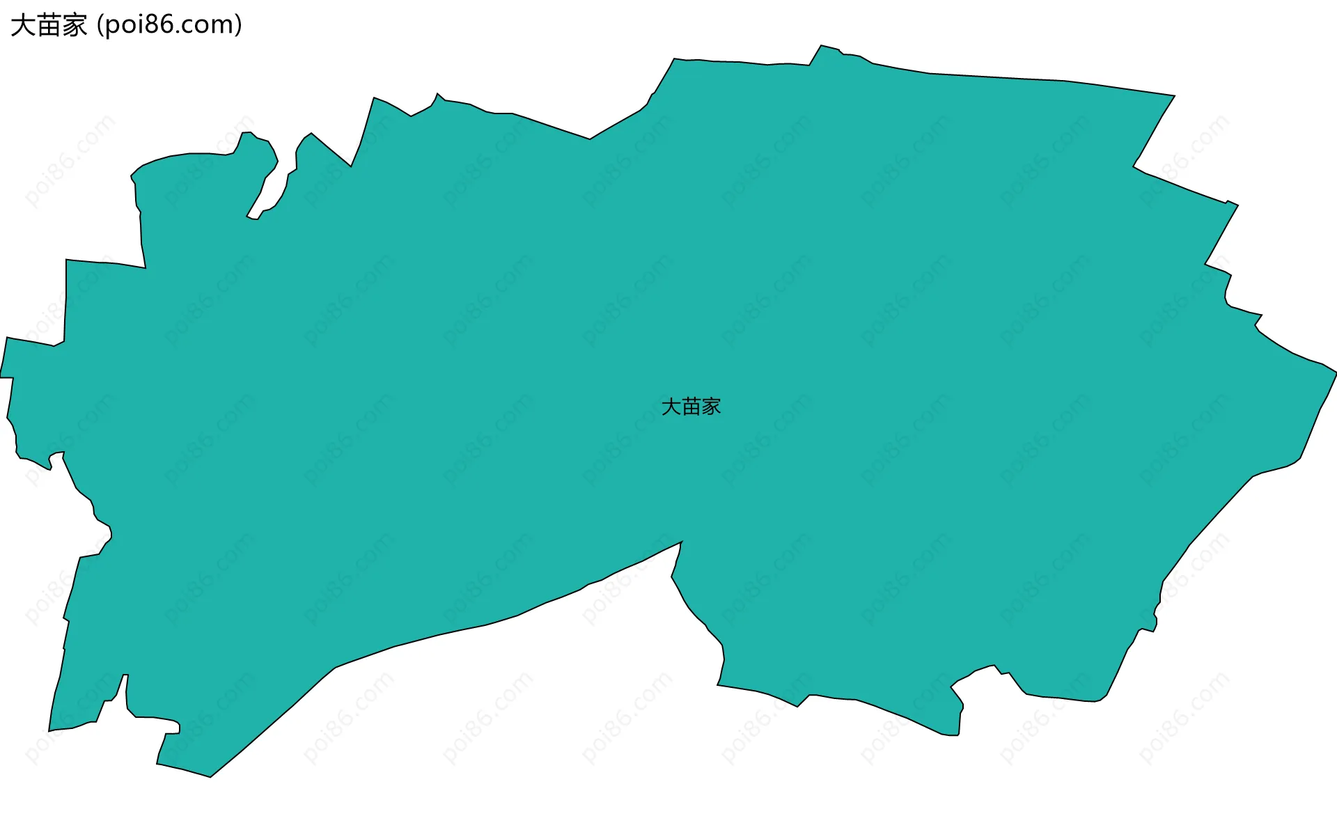 大苗家边界地图