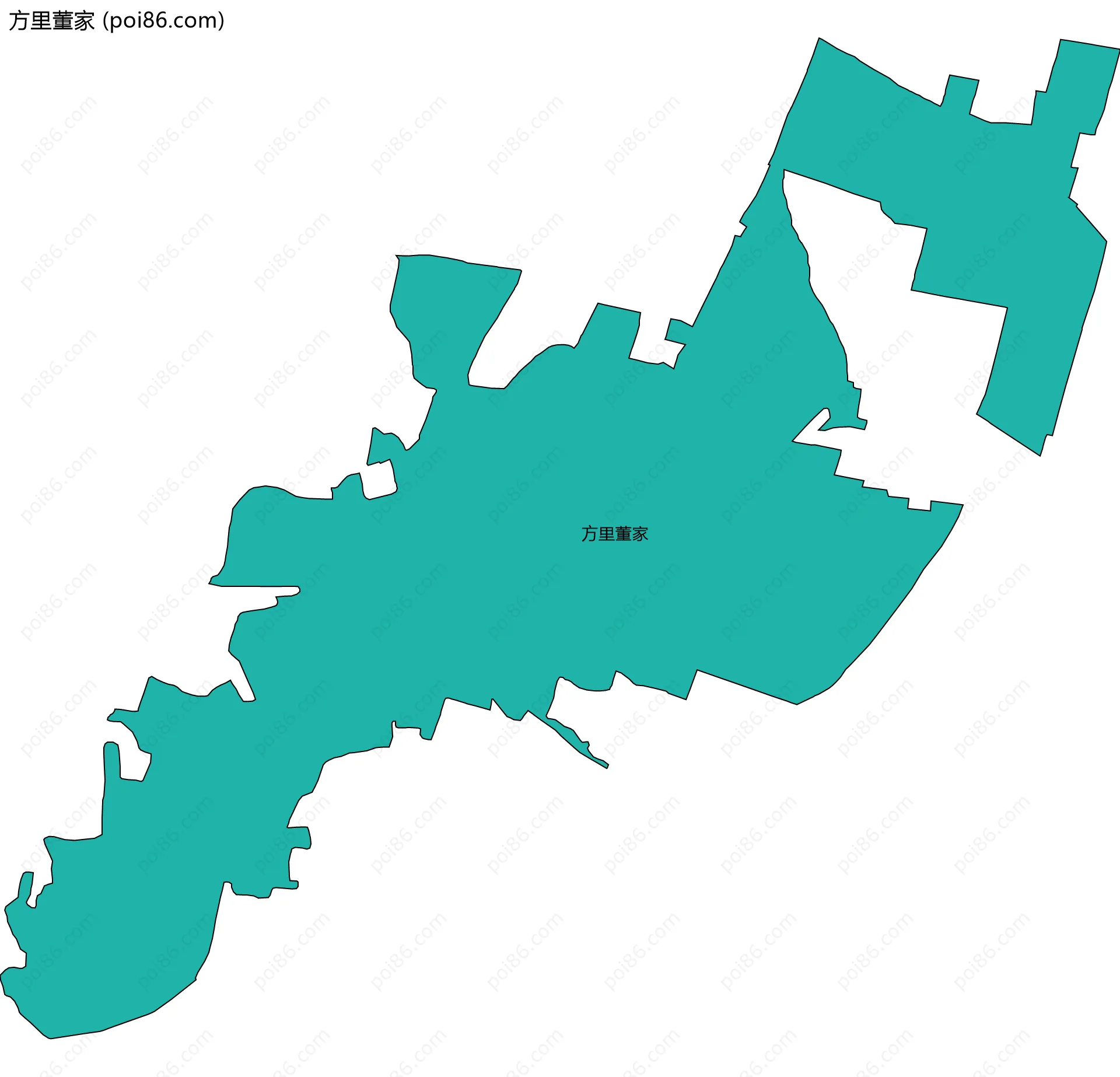 方里董家边界地图