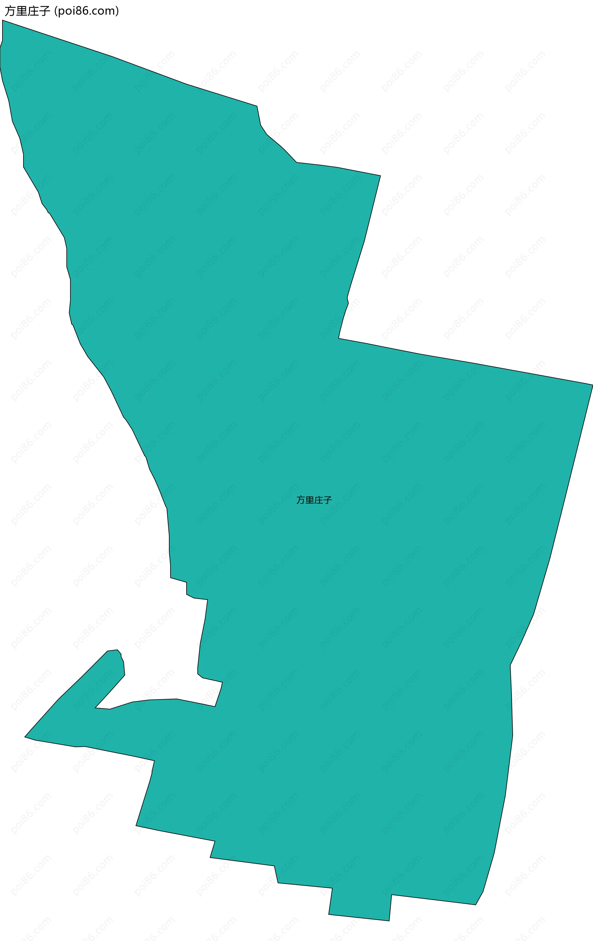 方里庄子边界地图