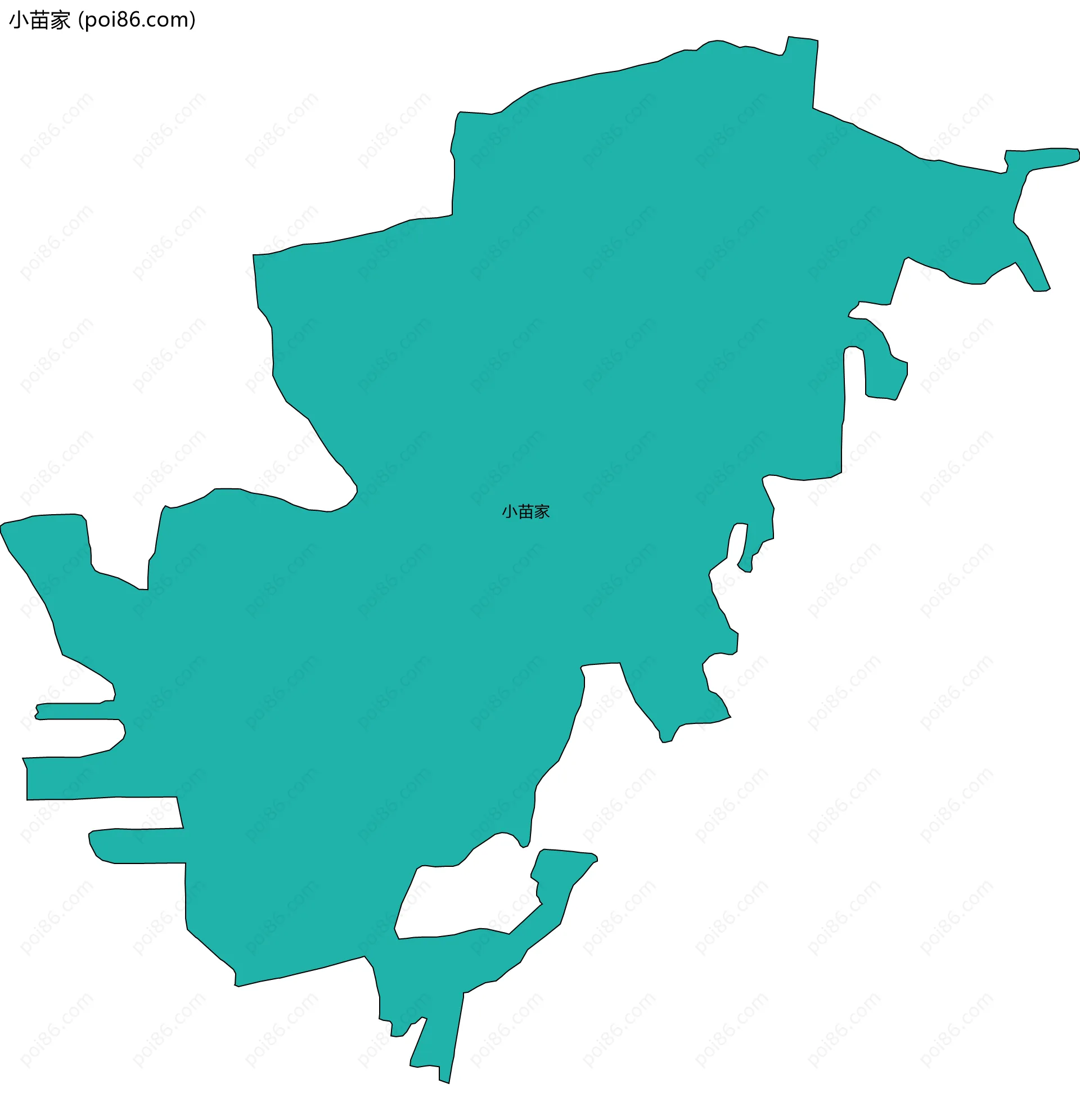 小苗家边界地图