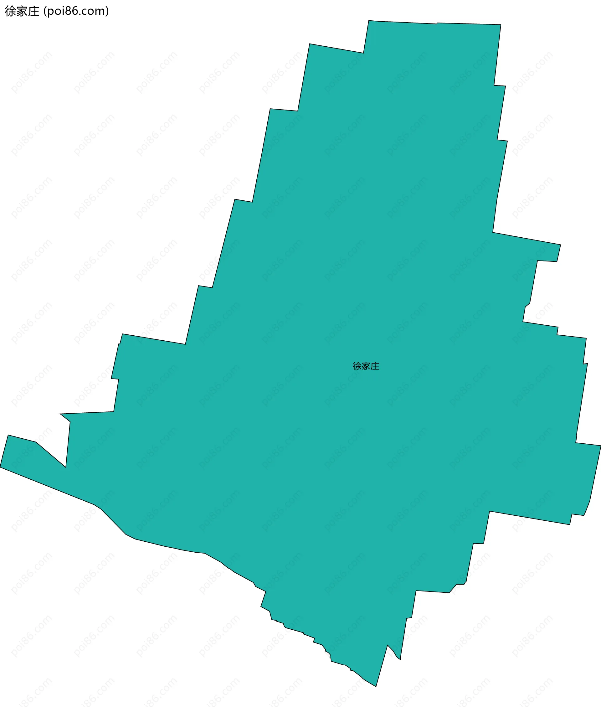 徐家庄边界地图