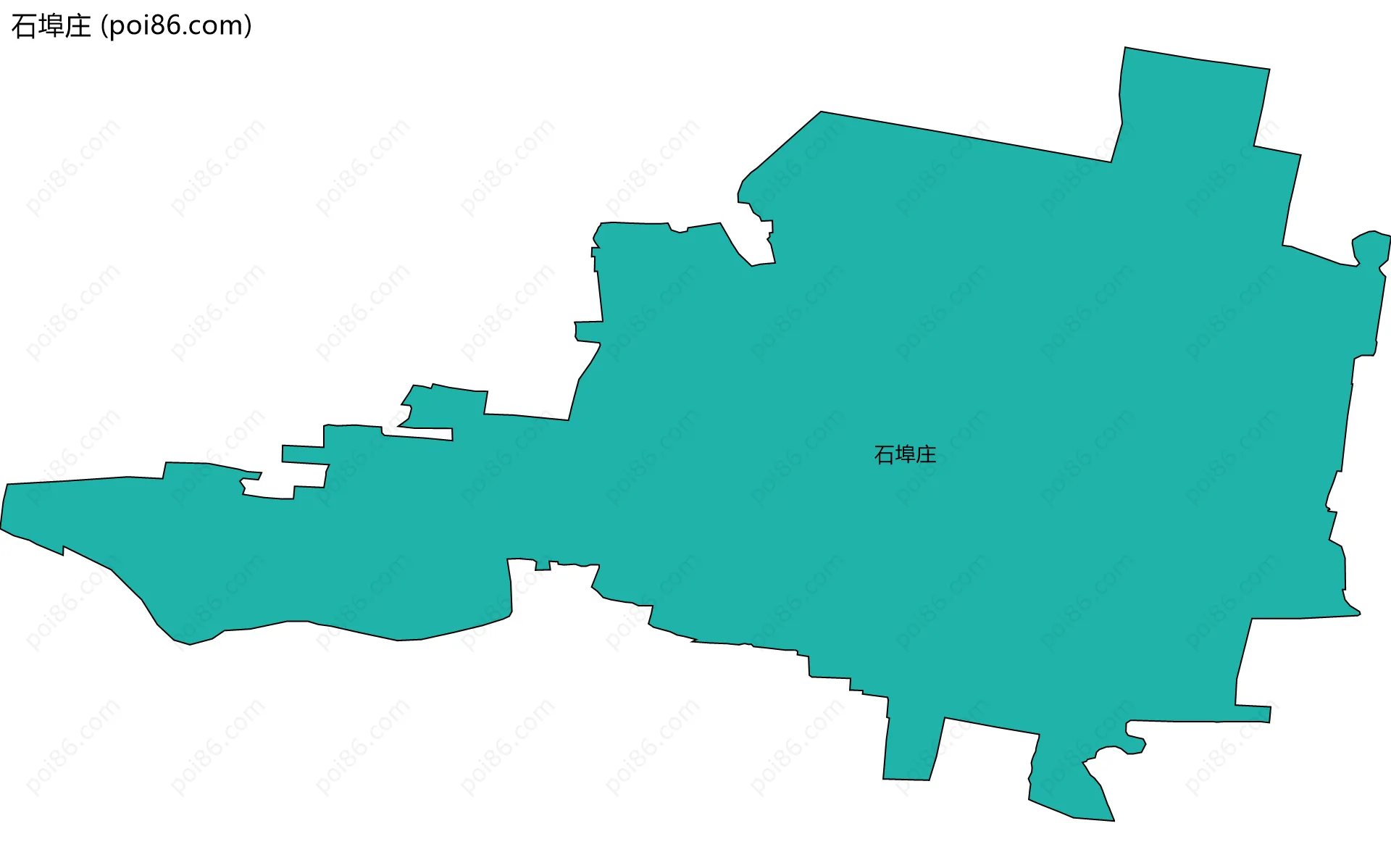 石埠庄边界地图