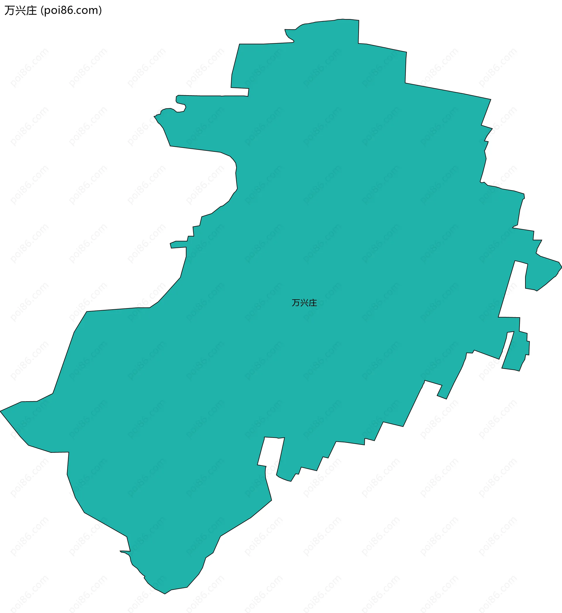 万兴庄边界地图