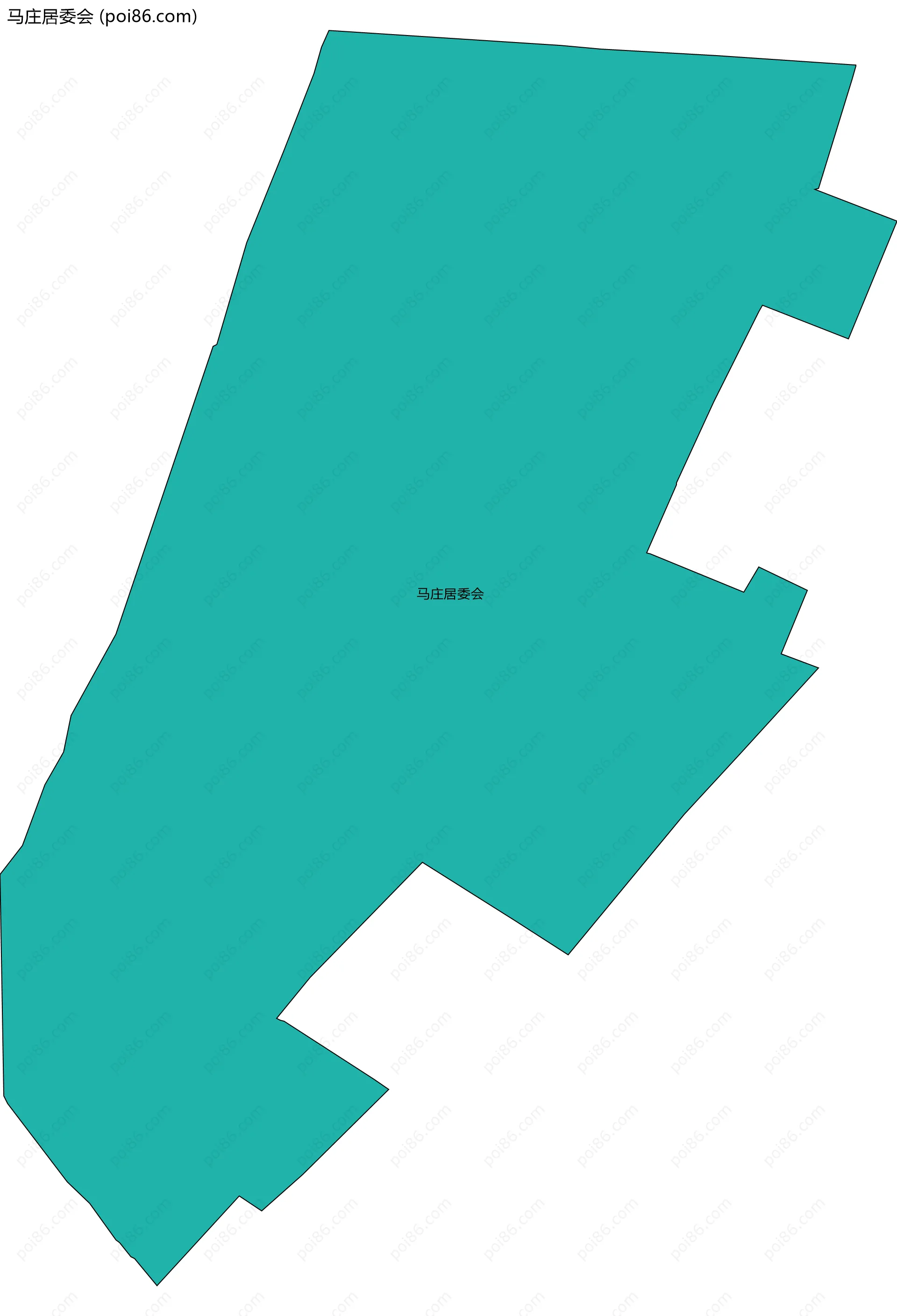 马庄居委会边界地图