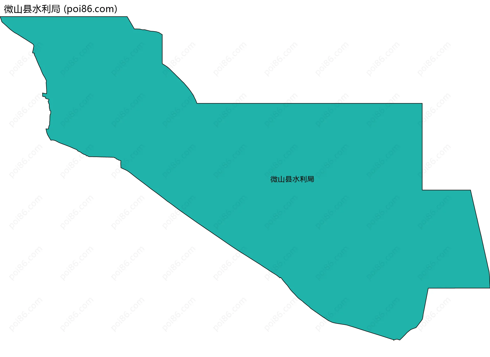 微山县水利局边界地图