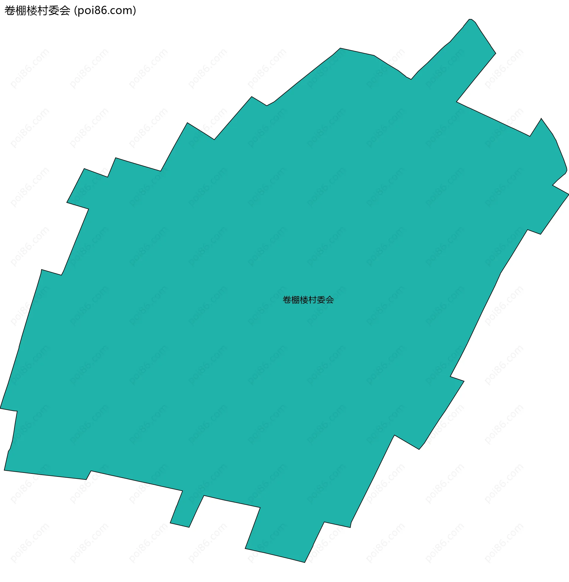 卷棚楼村委会边界地图