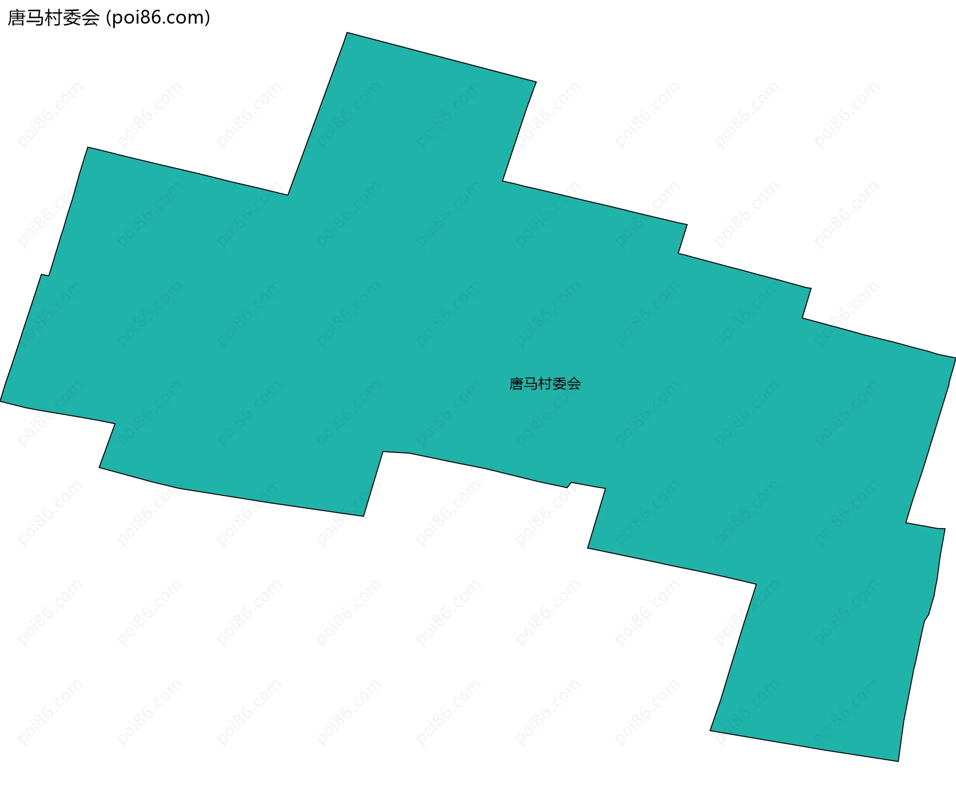 唐马村委会边界地图