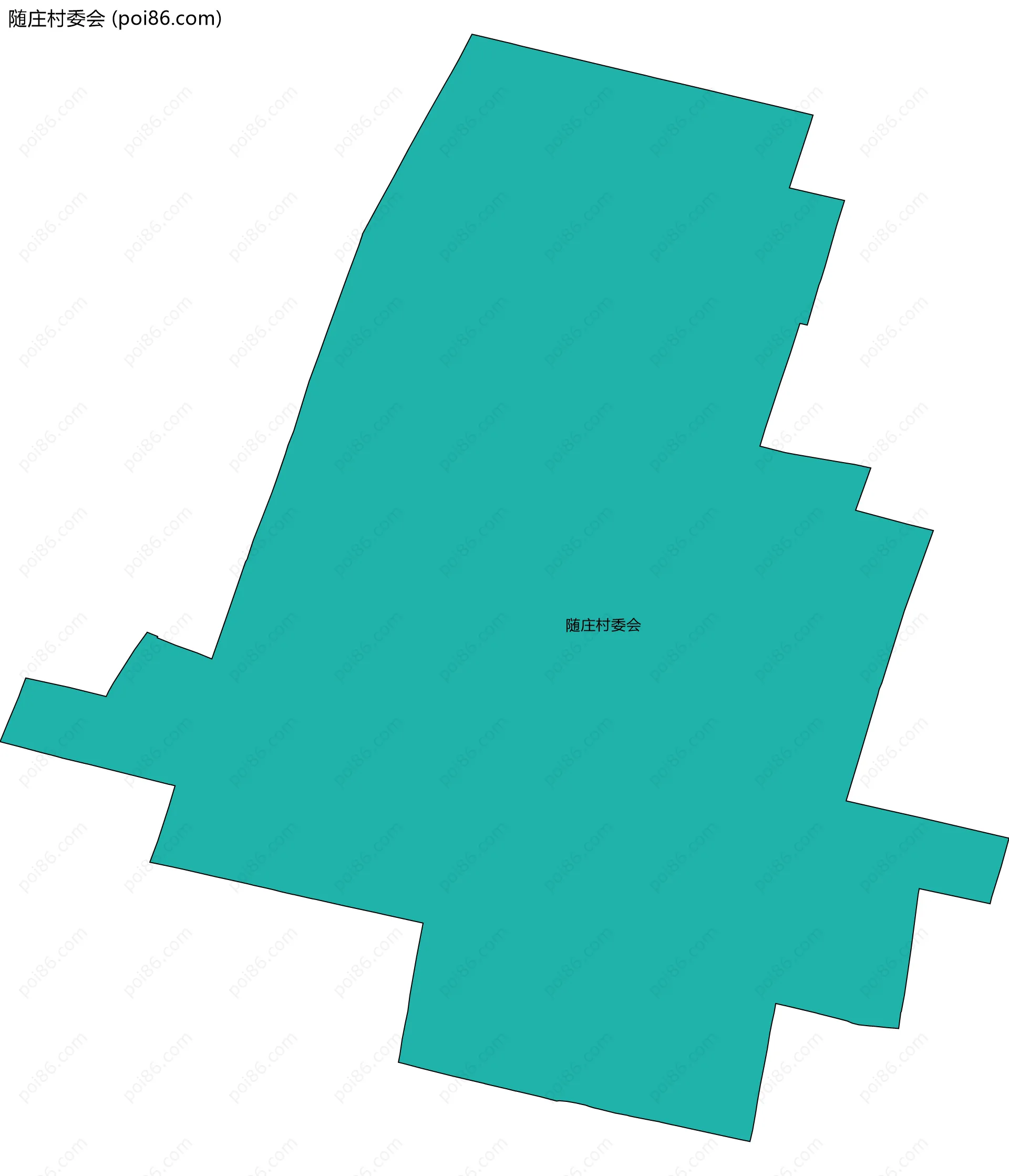 随庄村委会边界地图