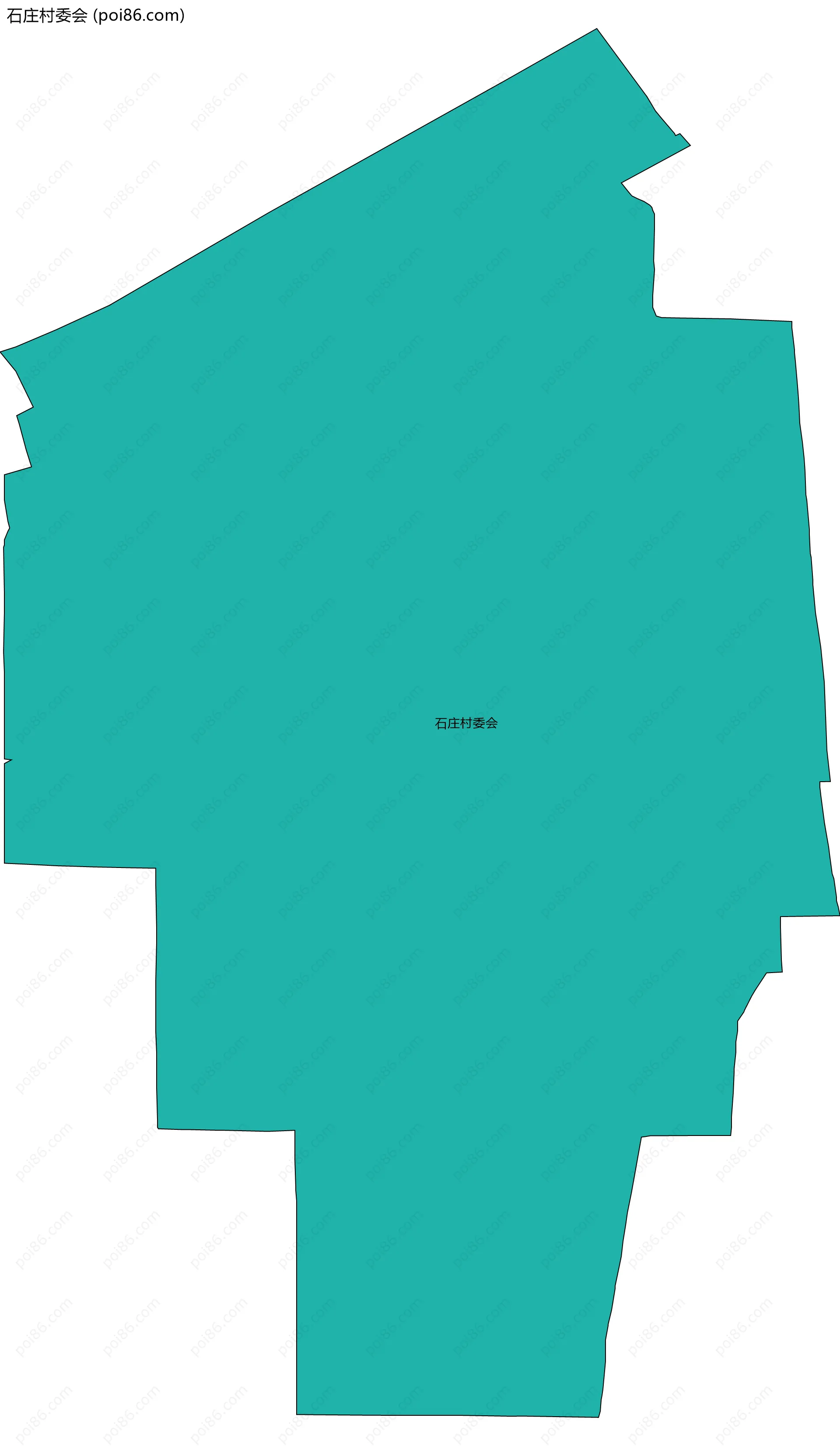 石庄村委会边界地图