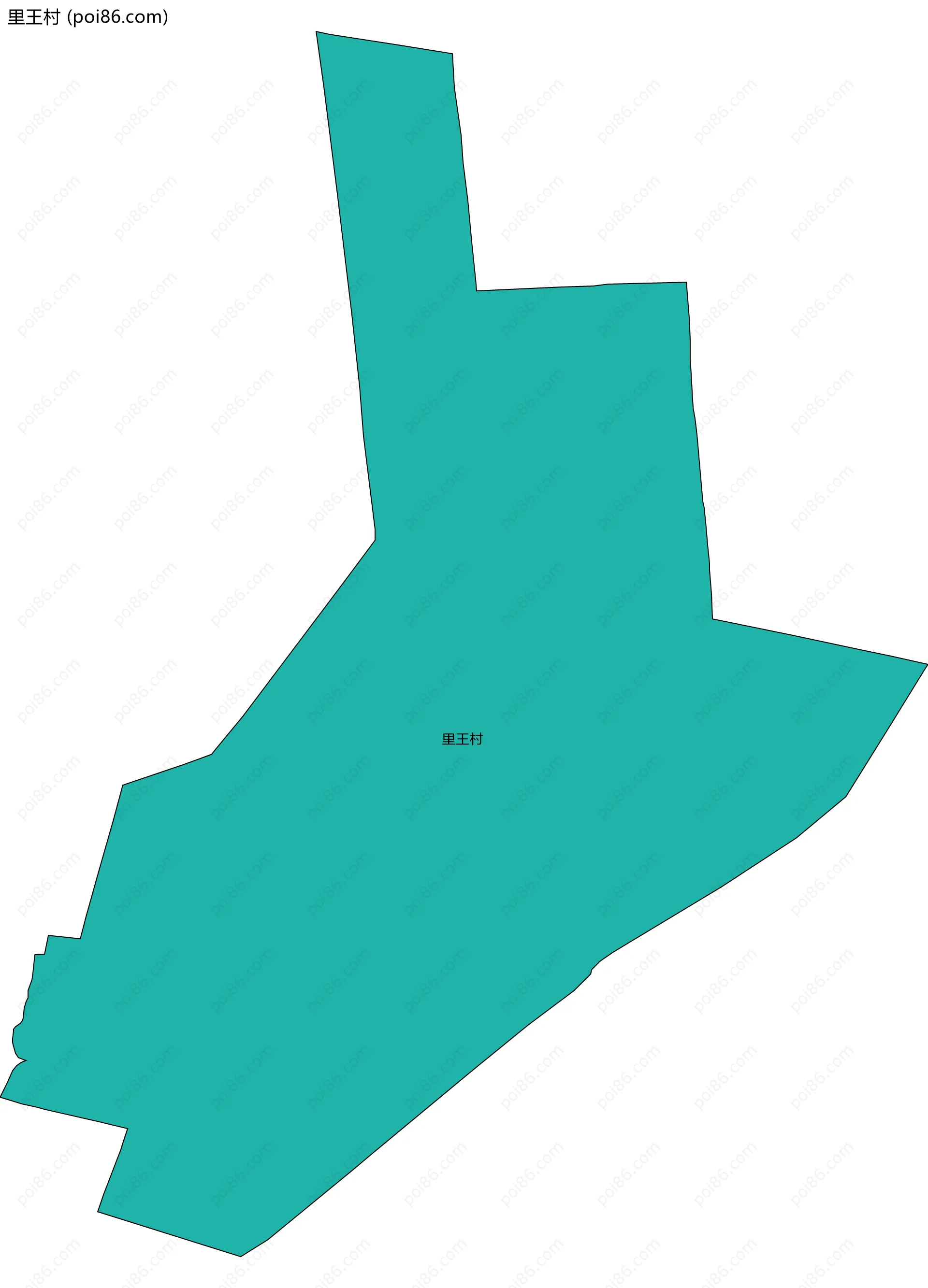 里王村边界地图
