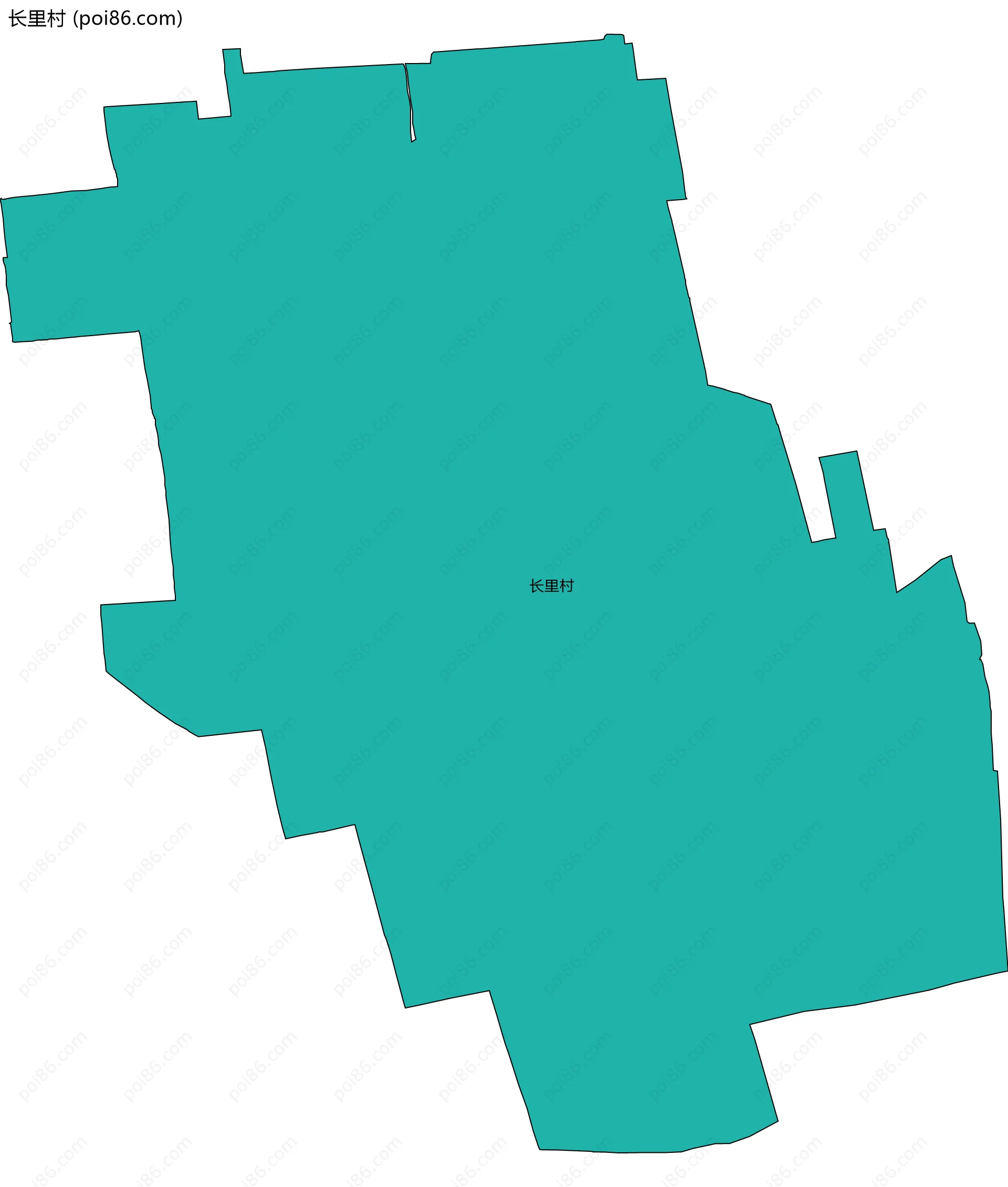 长里村边界地图