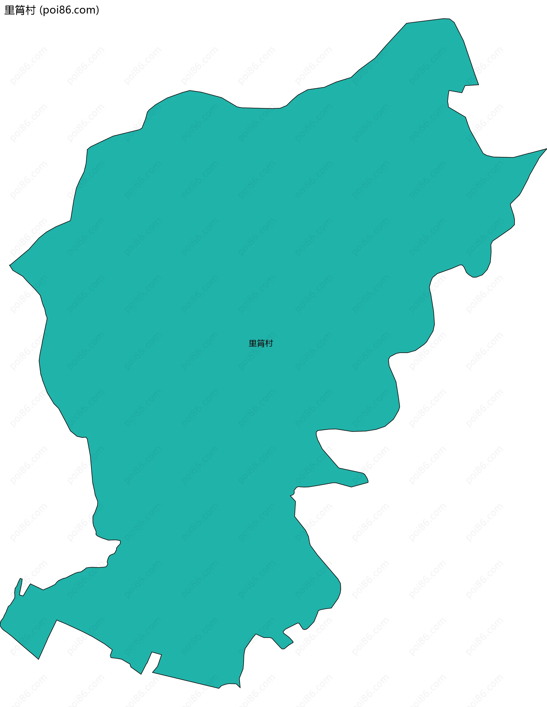 里筲村边界地图