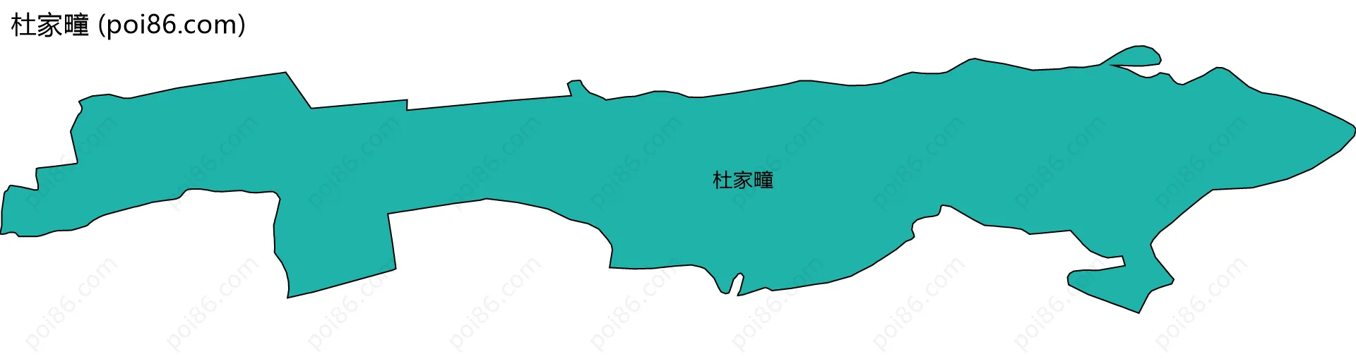 杜家疃边界地图