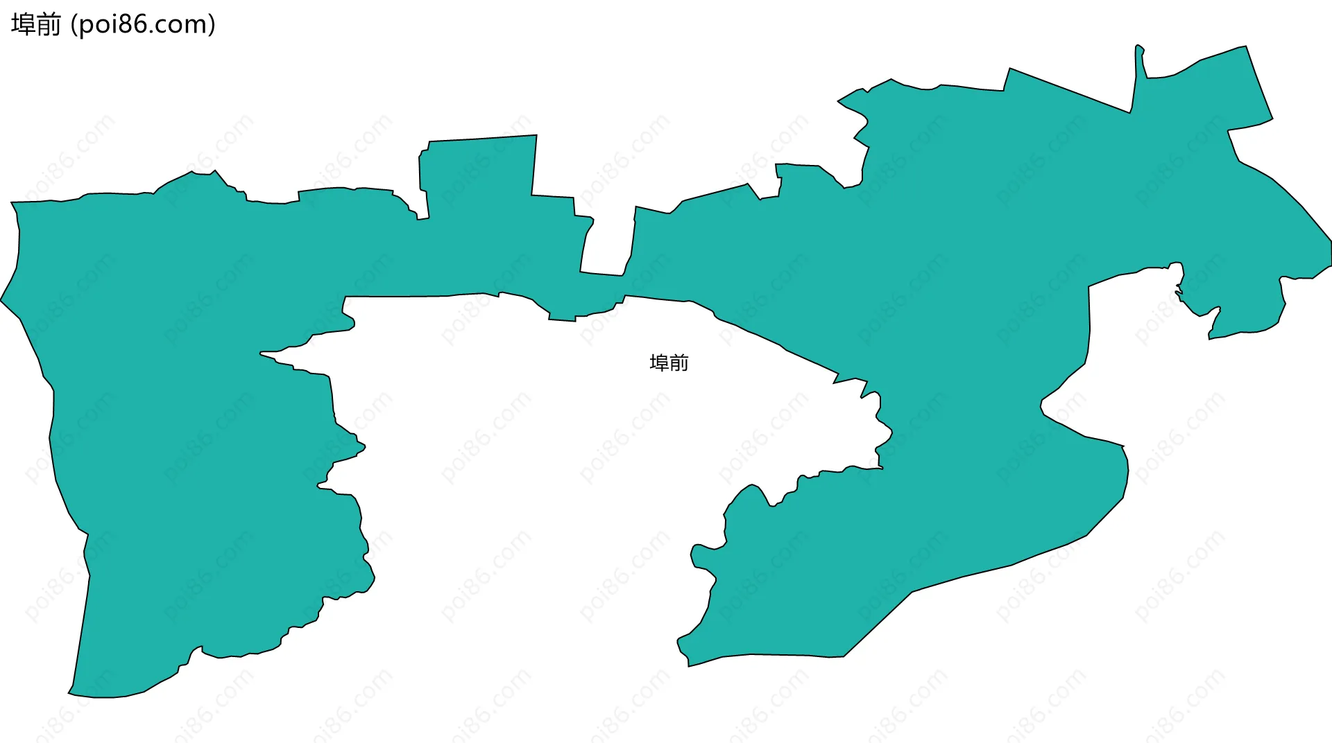 埠前边界地图