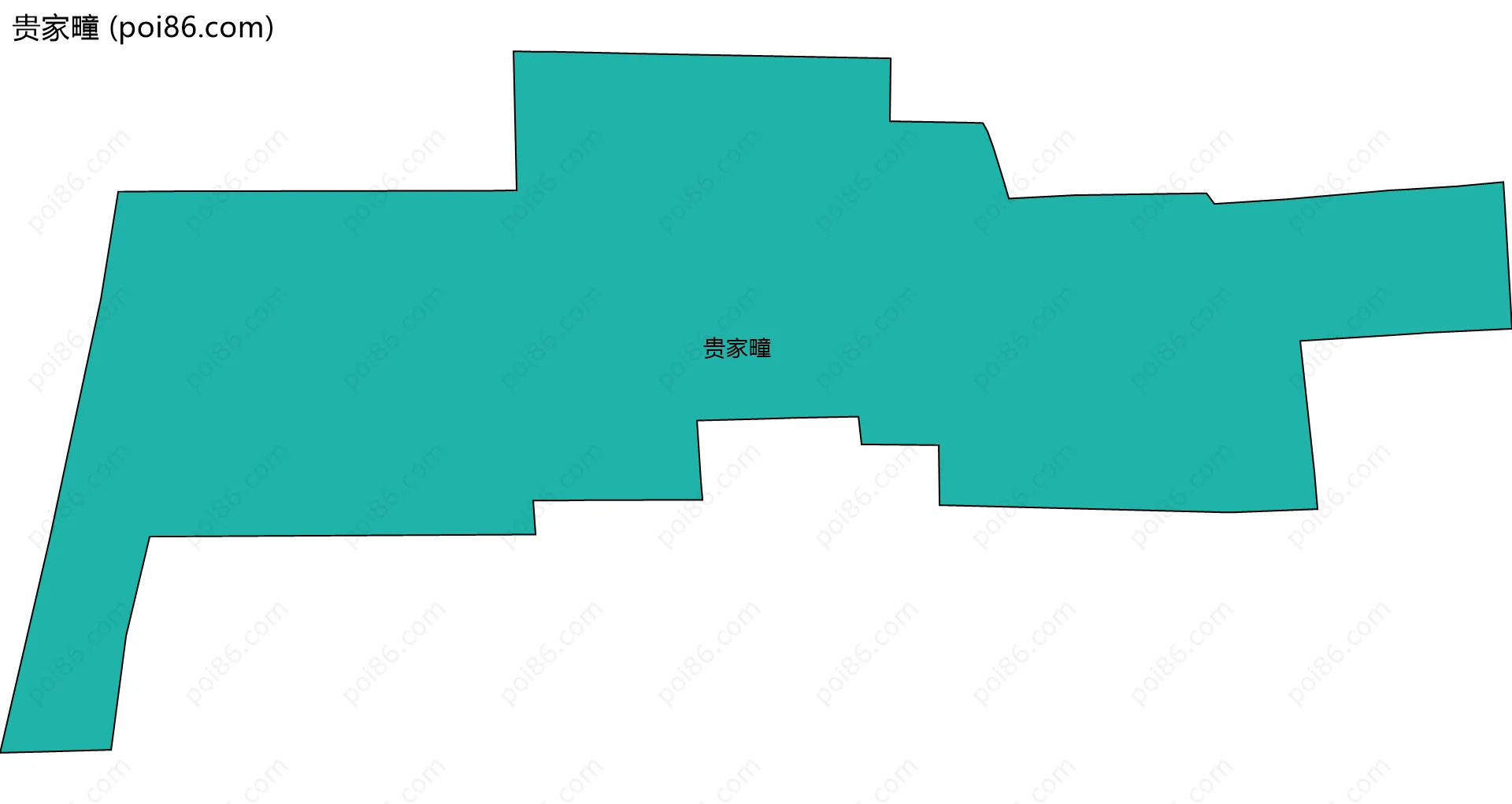 贵家疃边界地图