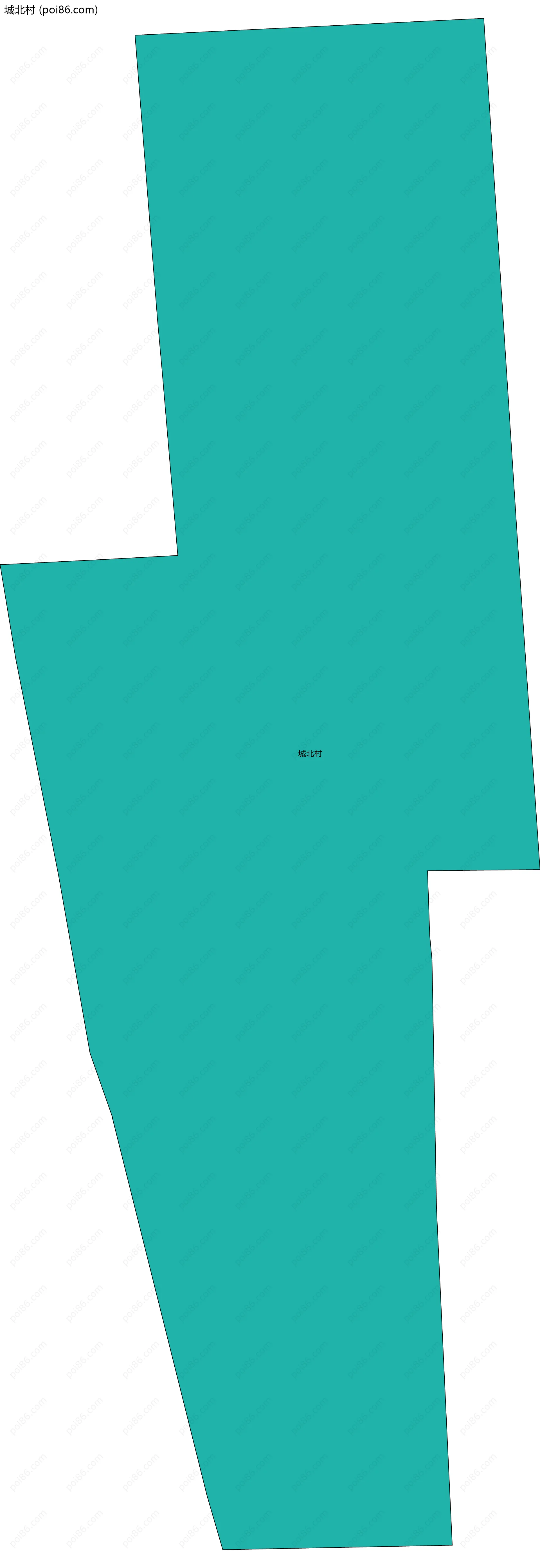 城北村边界地图