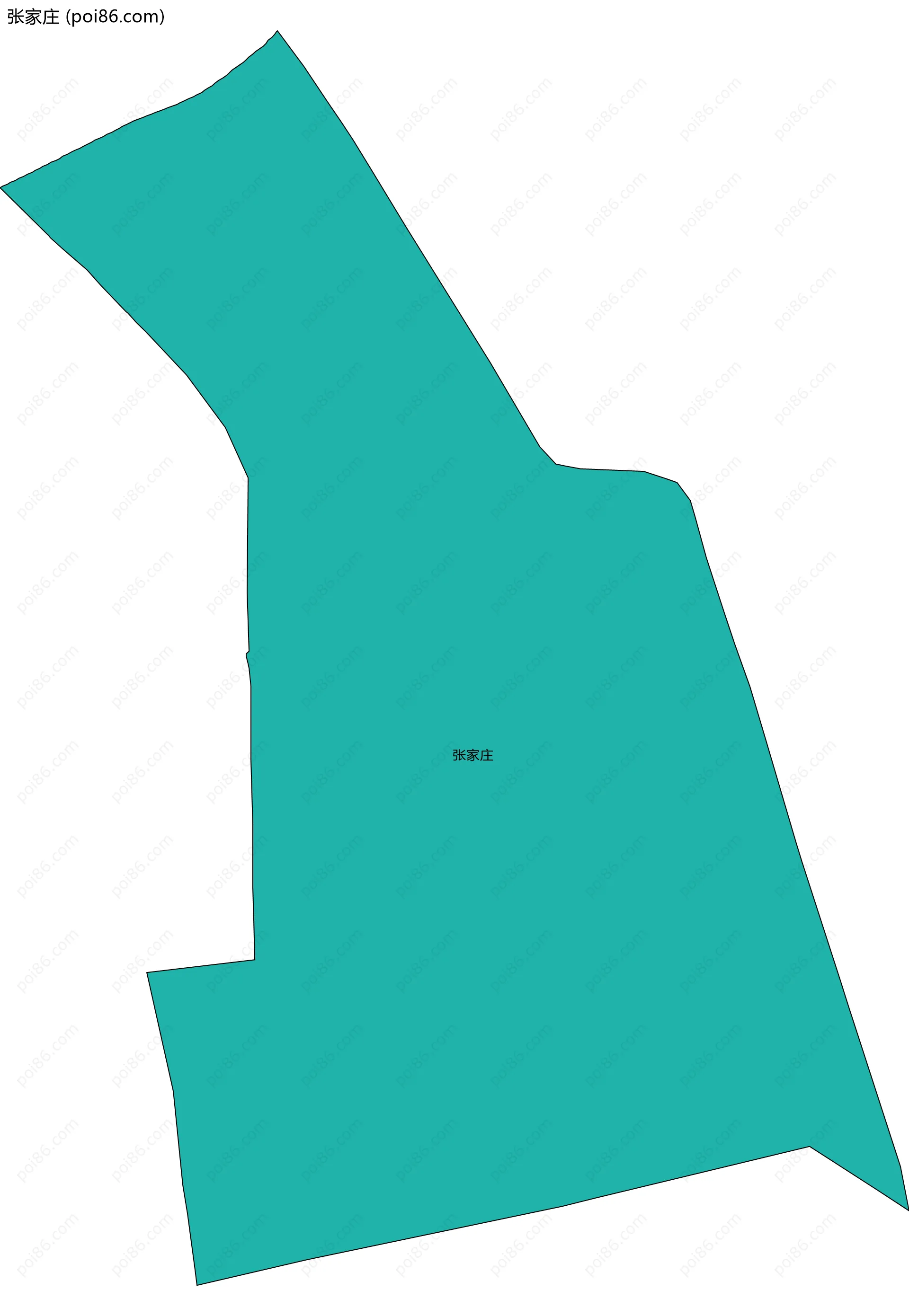 张家庄边界地图