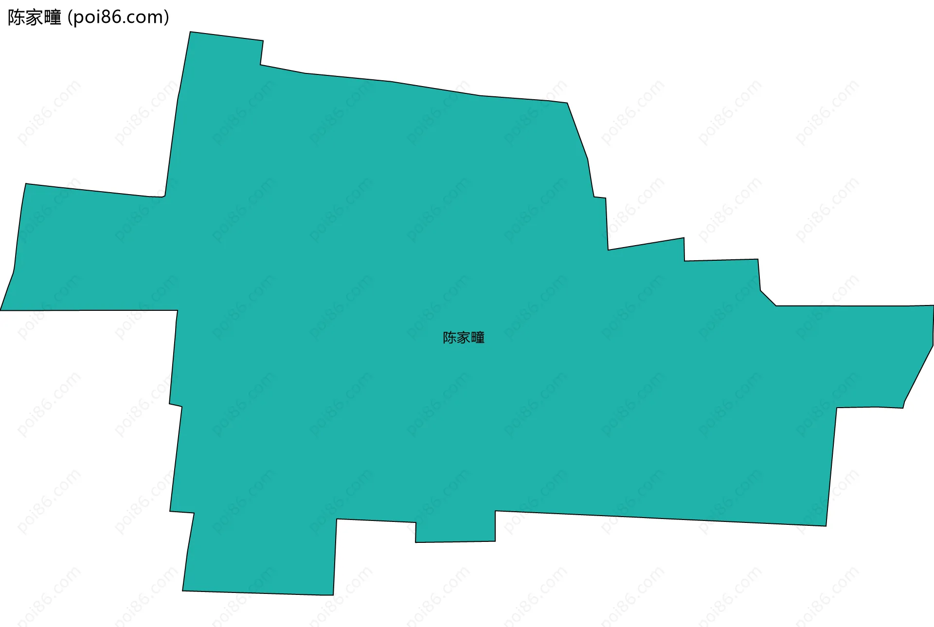 陈家疃边界地图