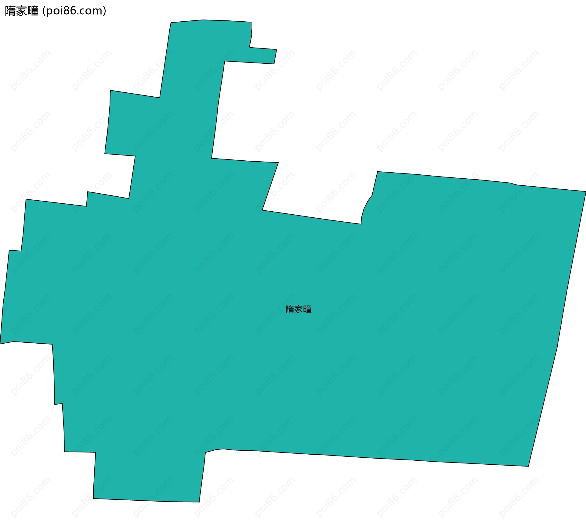 隋家疃边界地图