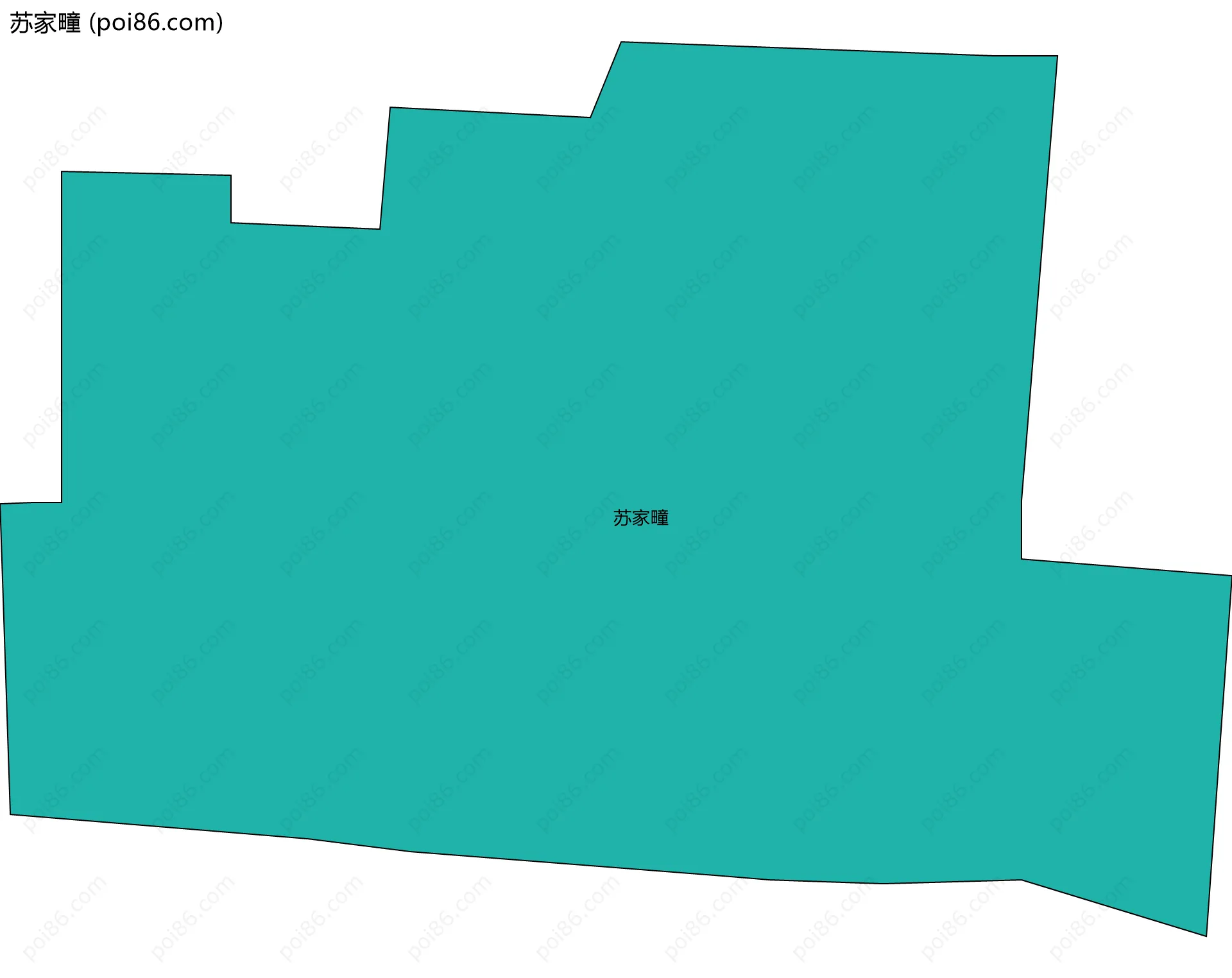 苏家疃边界地图